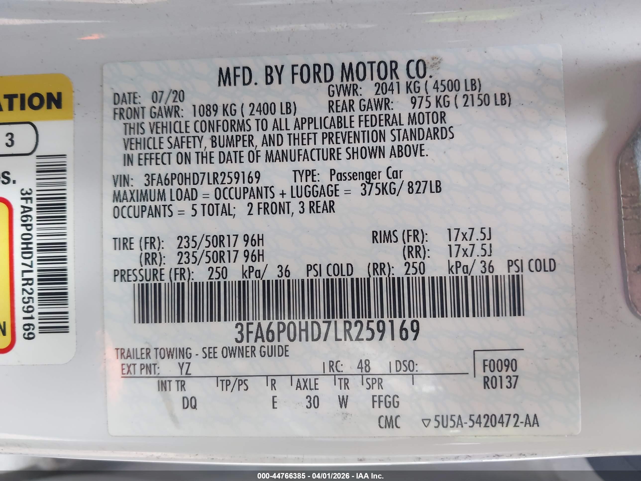 FORD FUSION image 9