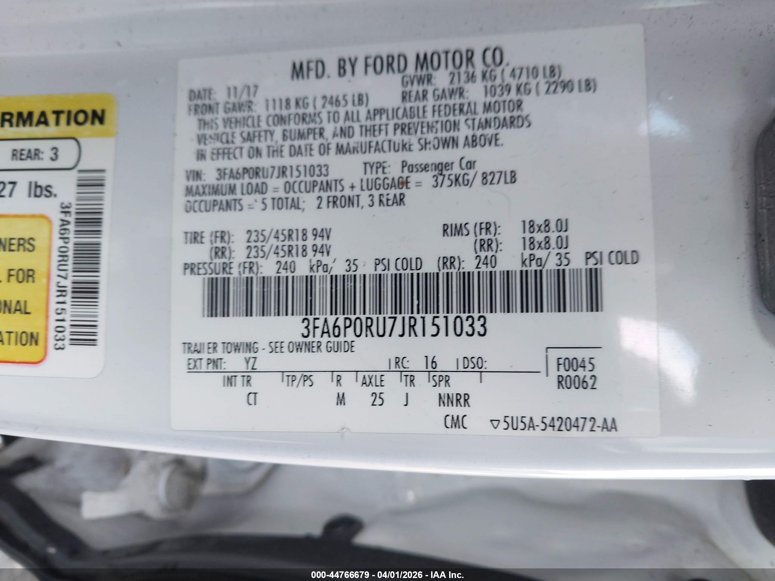 FORD FUSION image 9