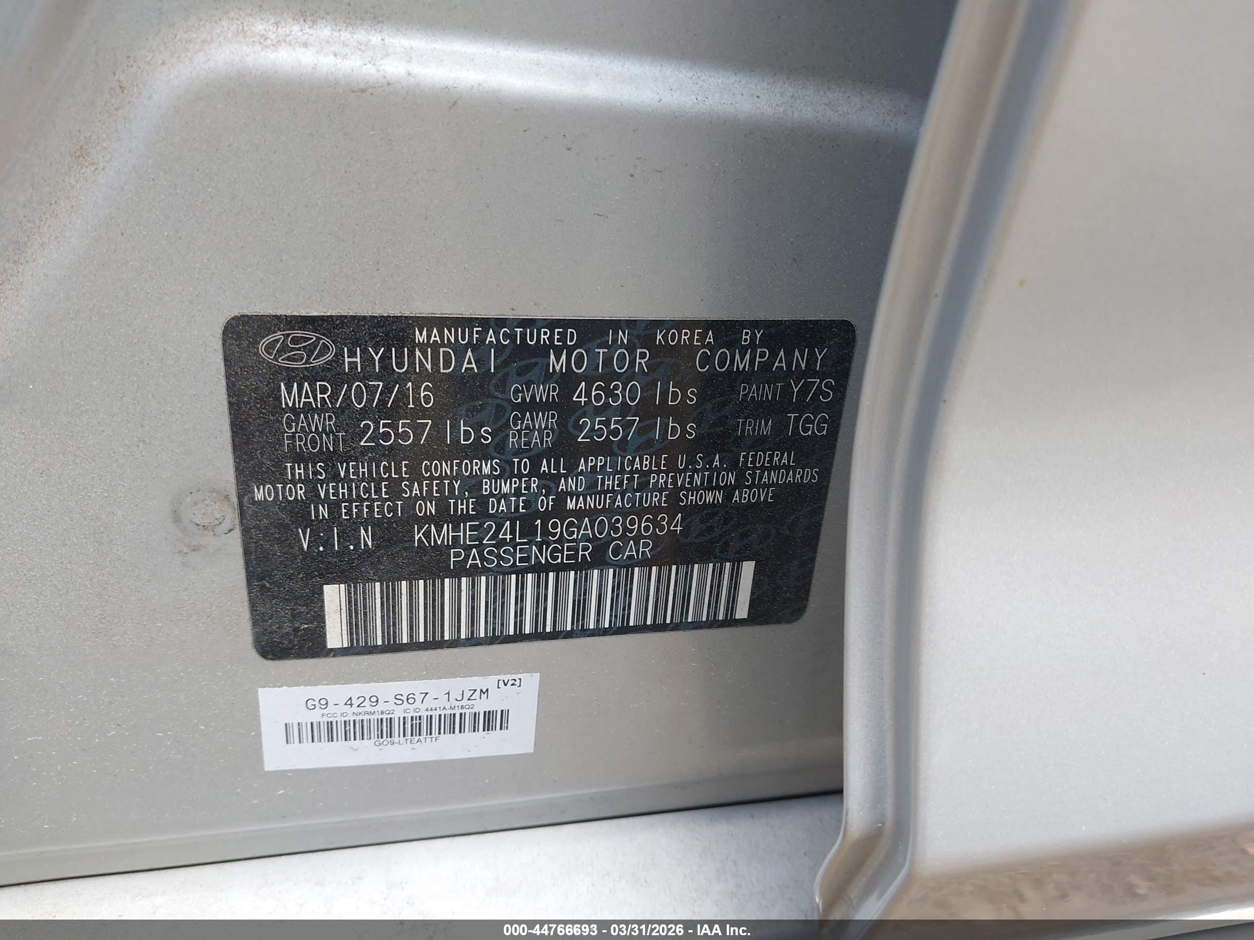 HYUNDAI SONATA image 9