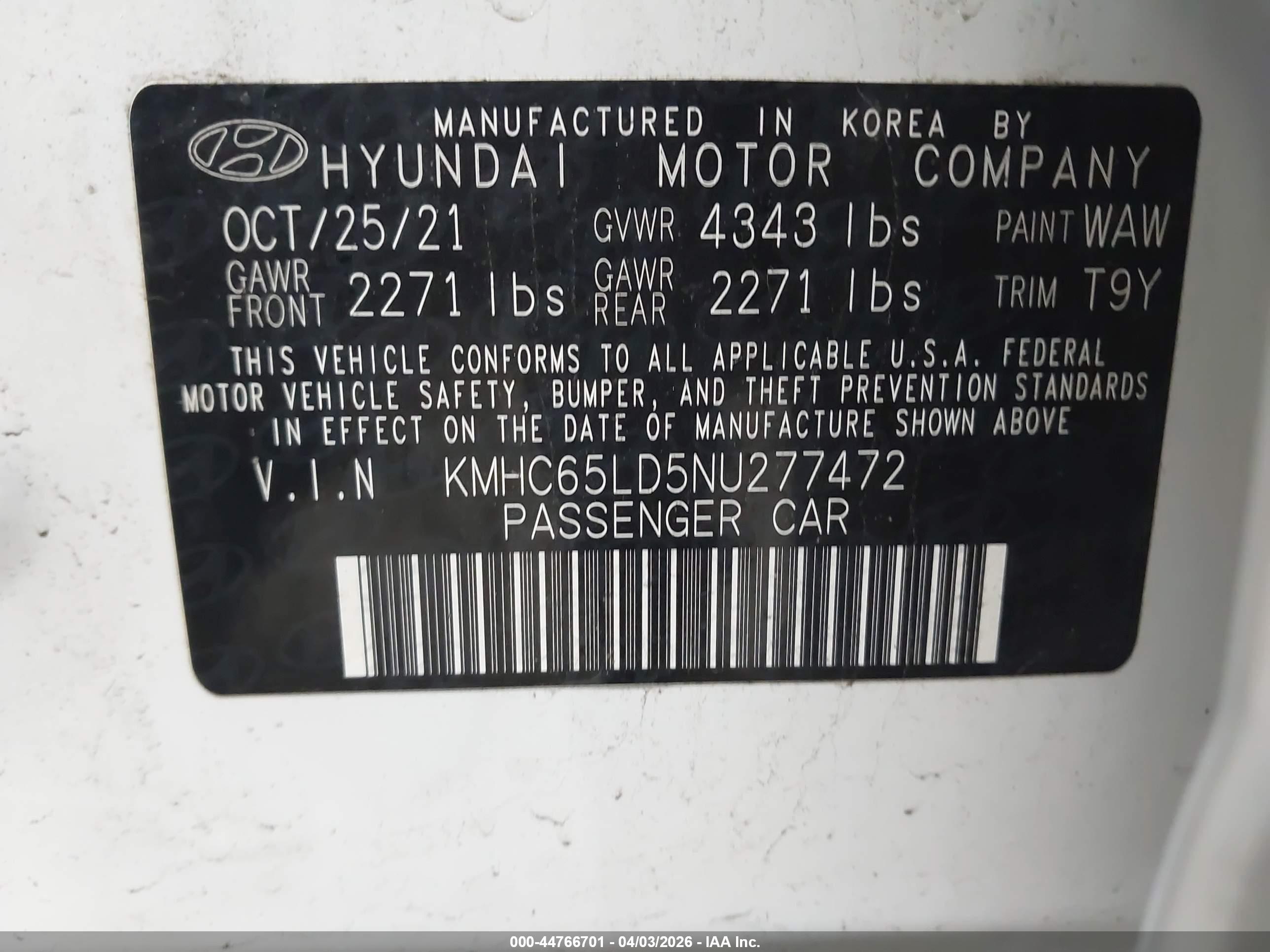 HYUNDAI IONIQ image 9
