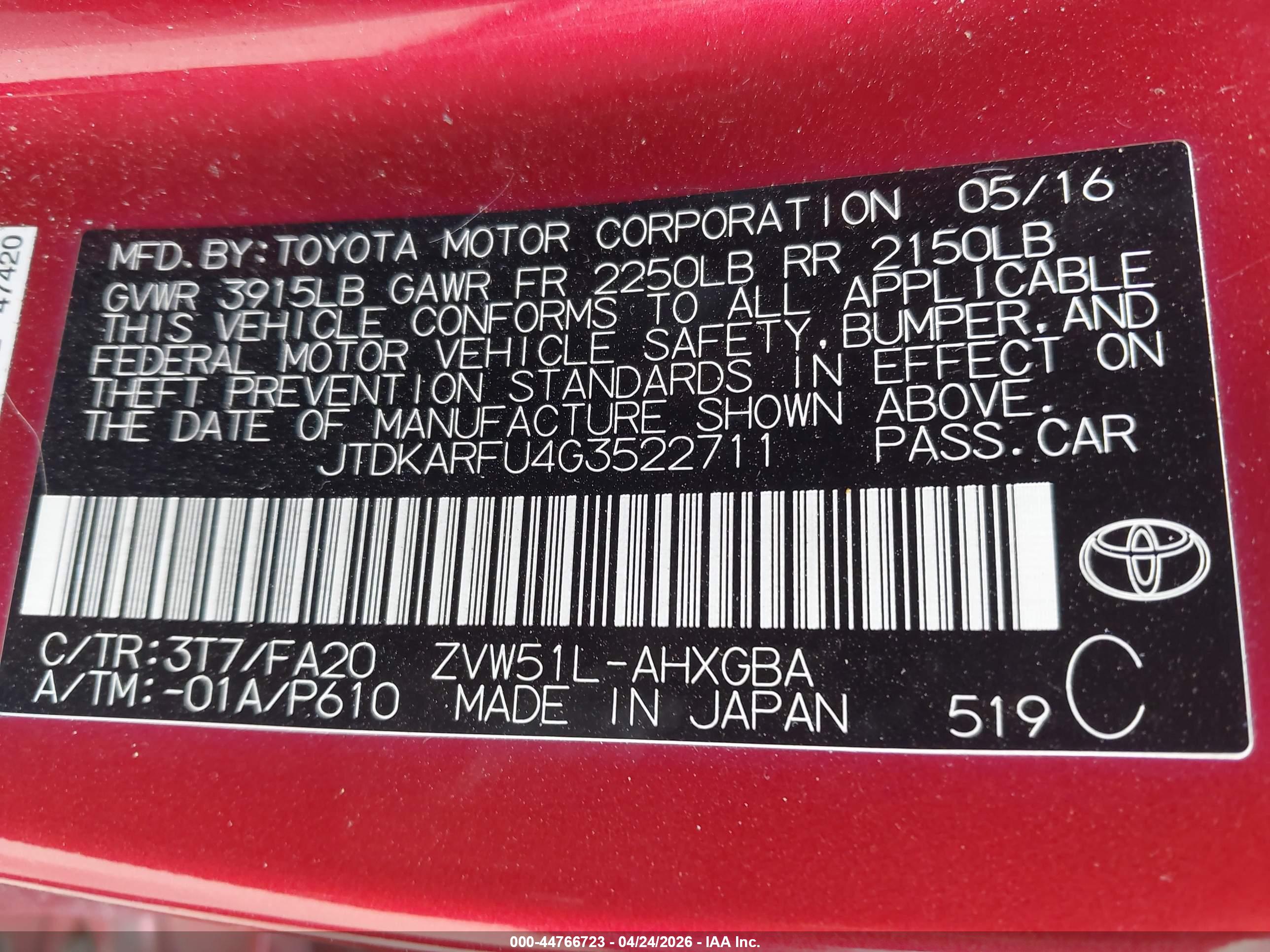 TOYOTA PRIUS image 9