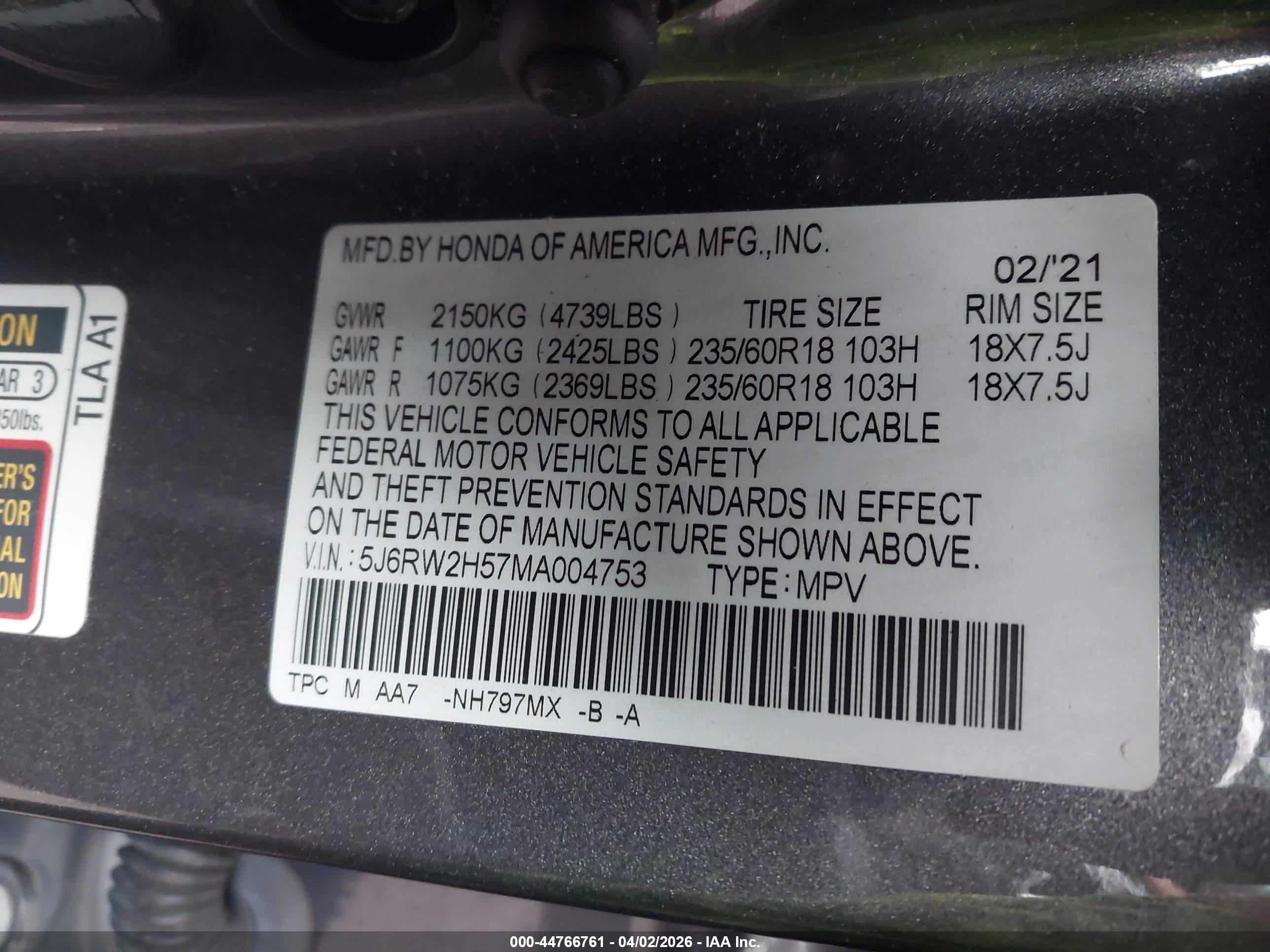 HONDA CR-V image 9