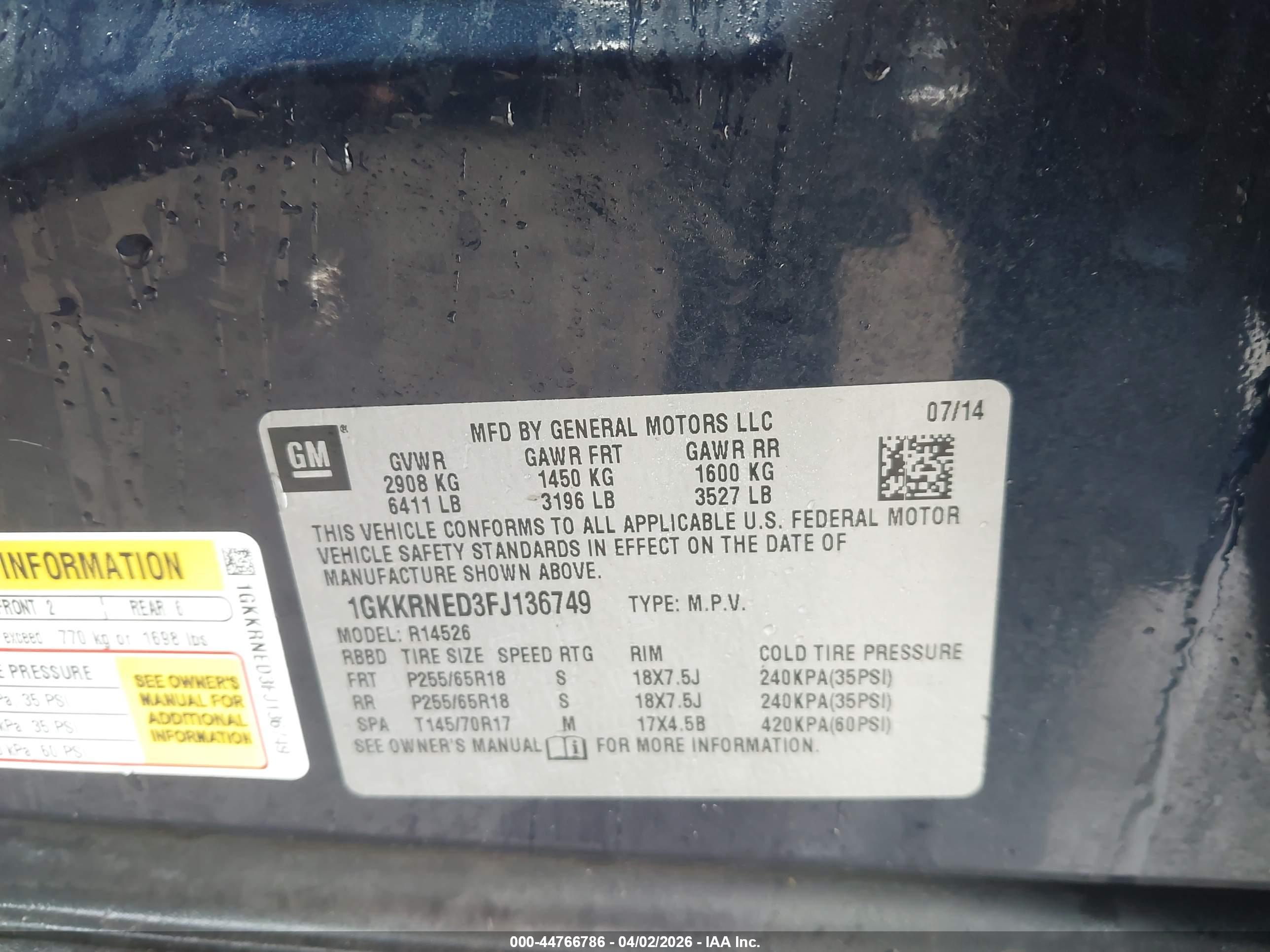 GMC ACADIA image 9