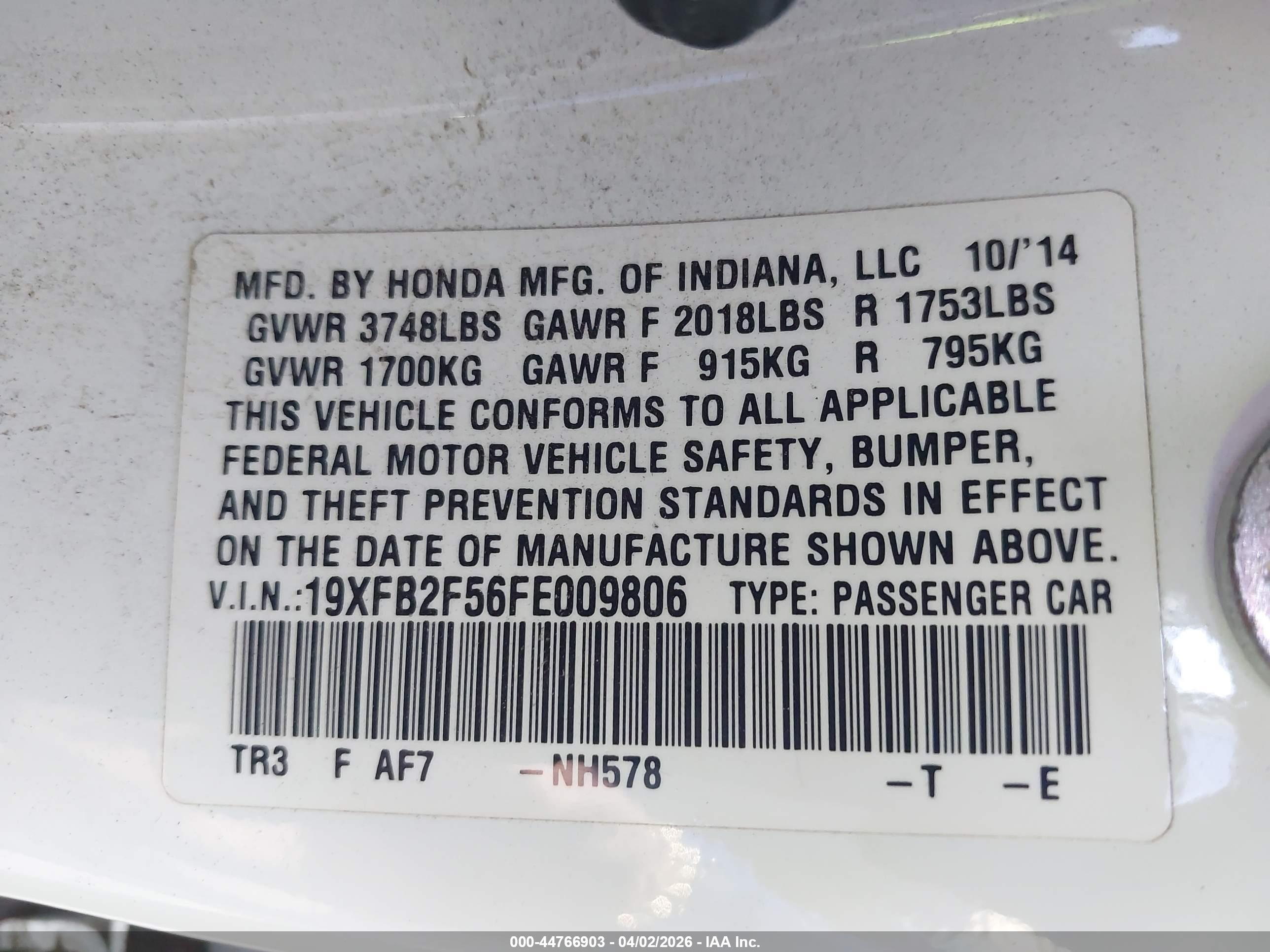HONDA CIVIC image 9