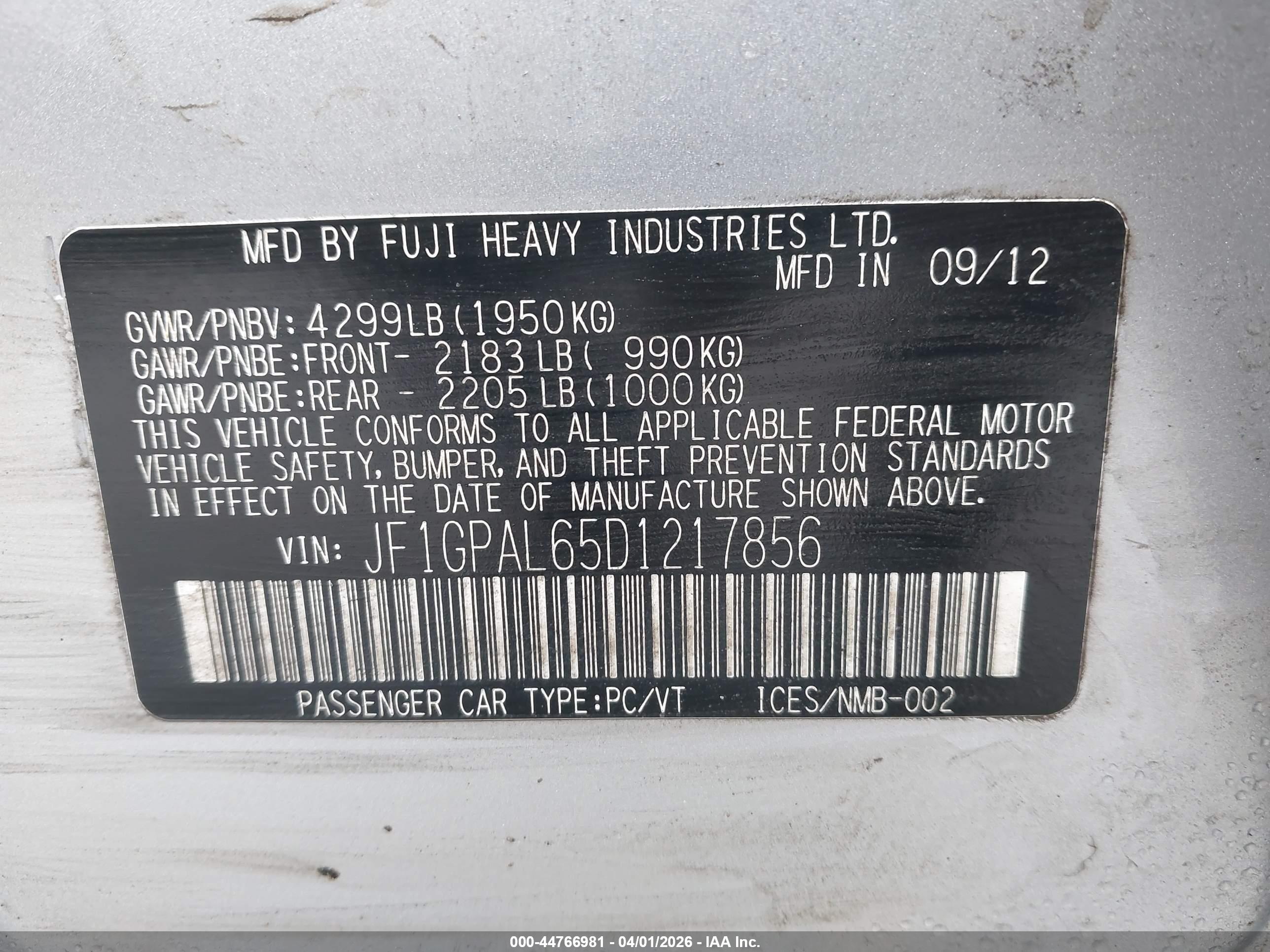 SUBARU IMPREZA image 9