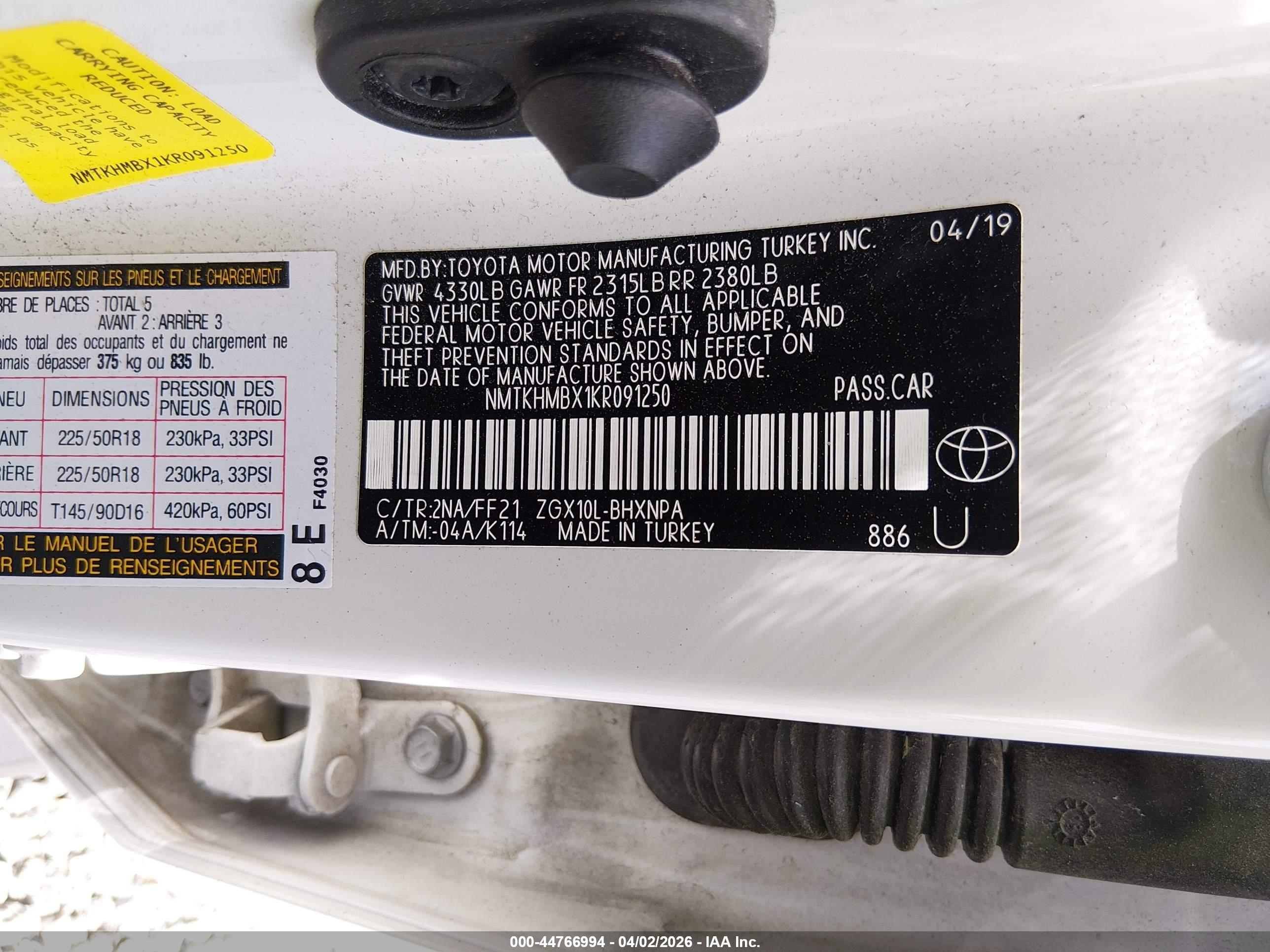 TOYOTA C-HR image 9