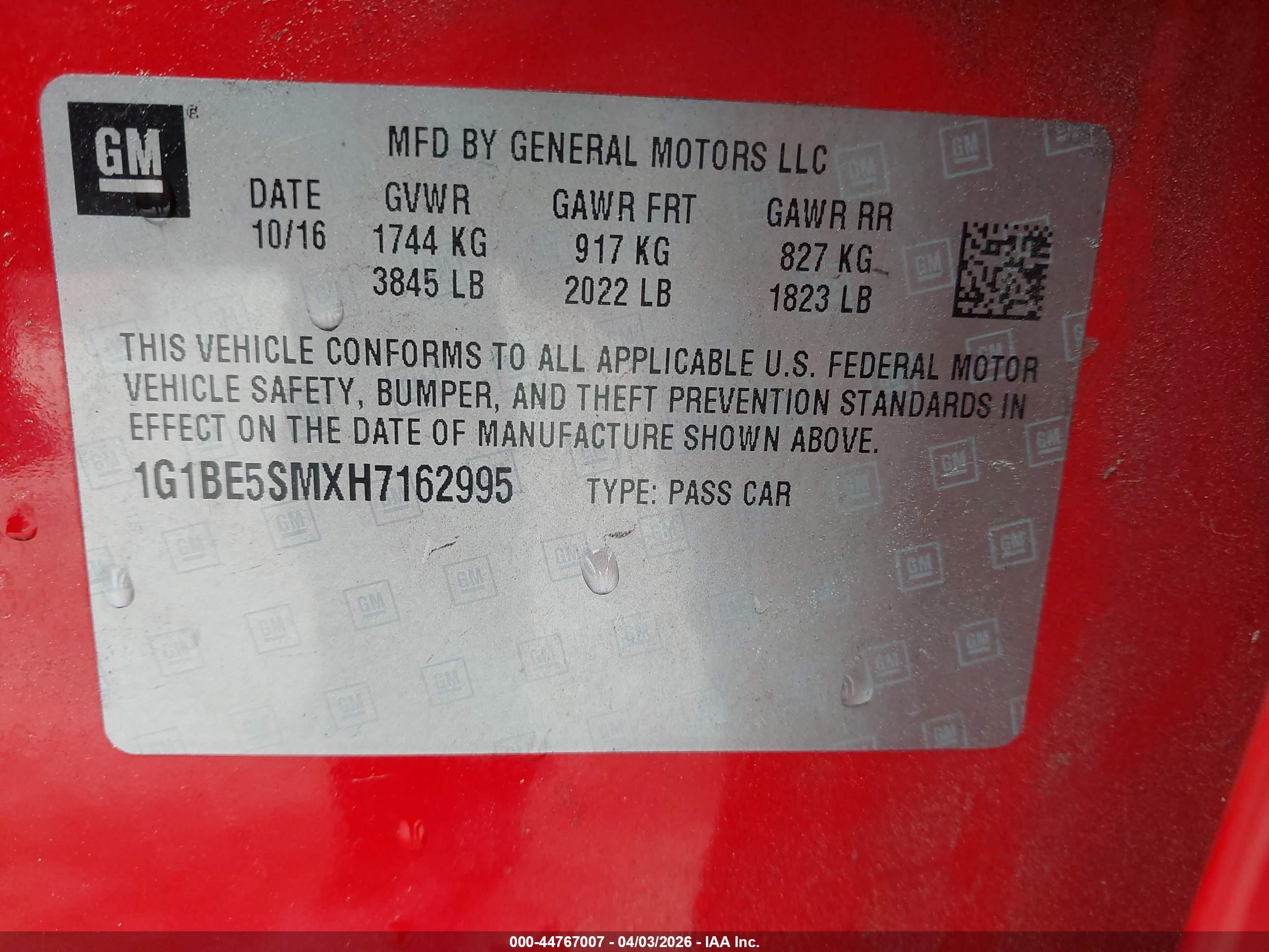 CHEVROLET CRUZE image 9