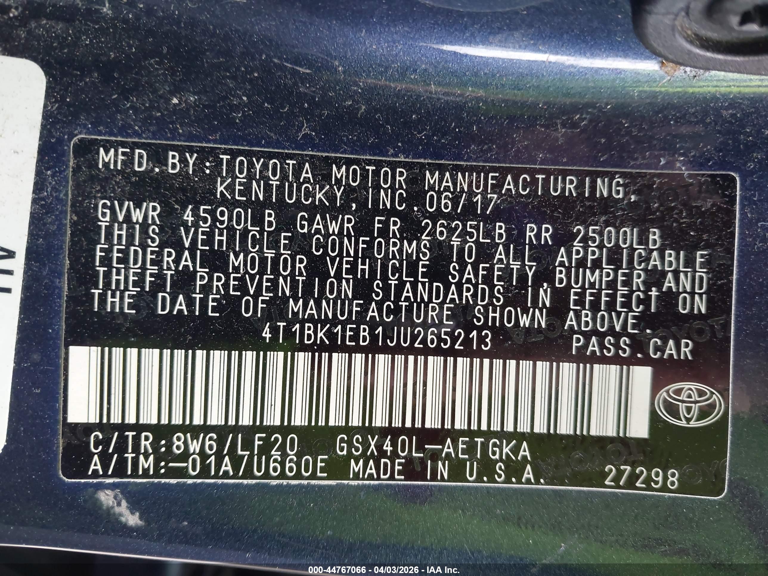 TOYOTA AVALON image 9