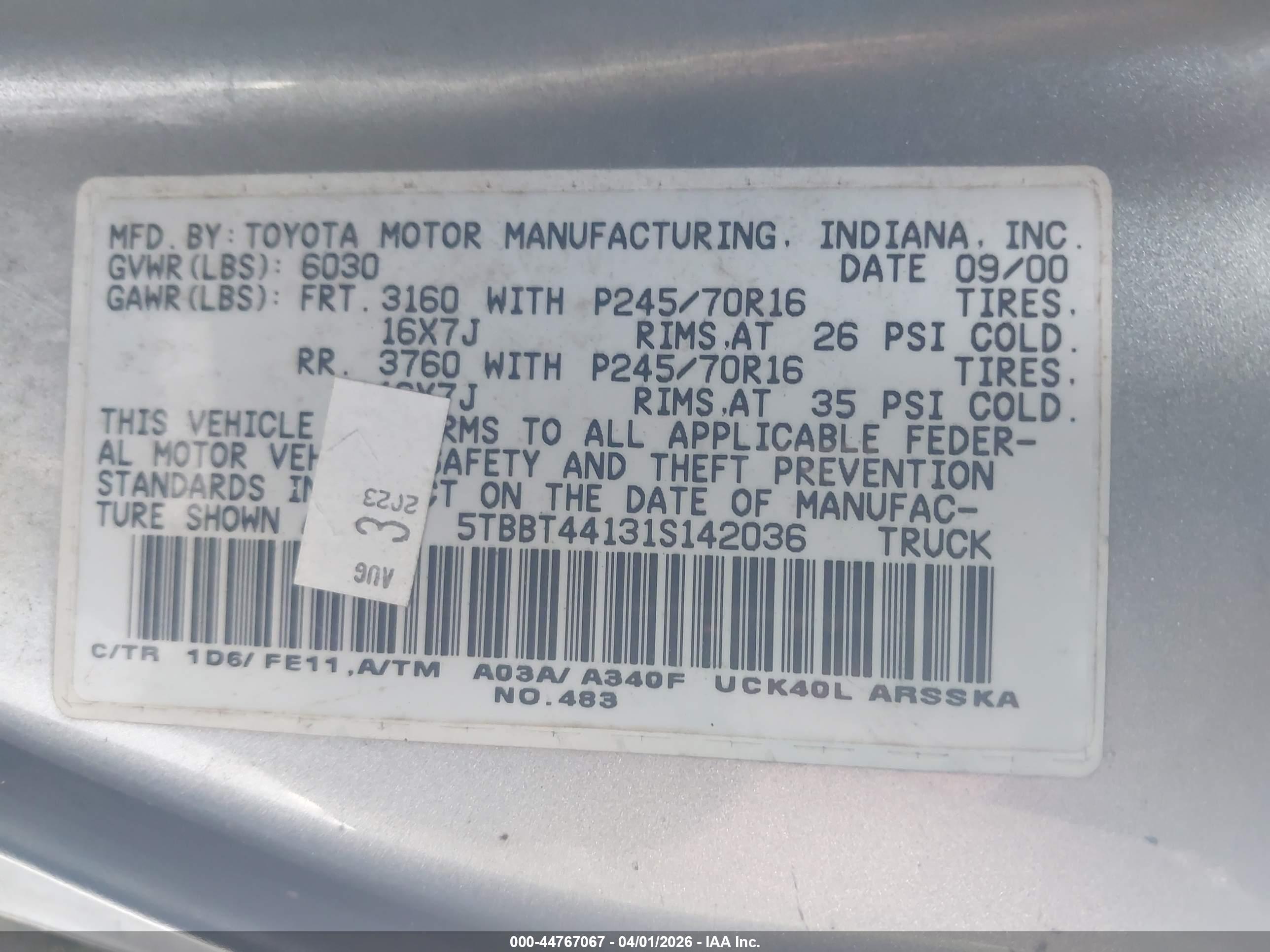 TOYOTA TUNDRA image 9
