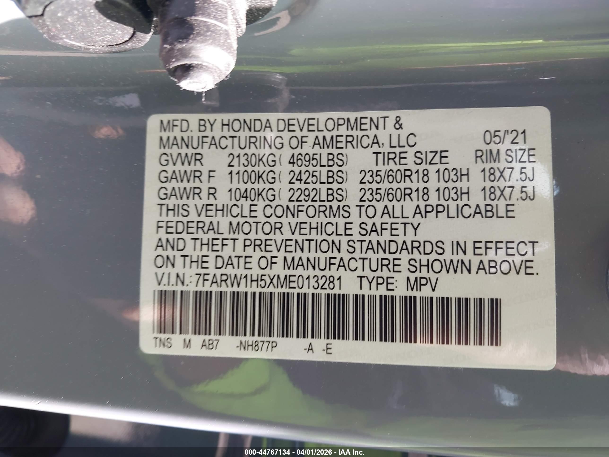 HONDA CR-V image 9