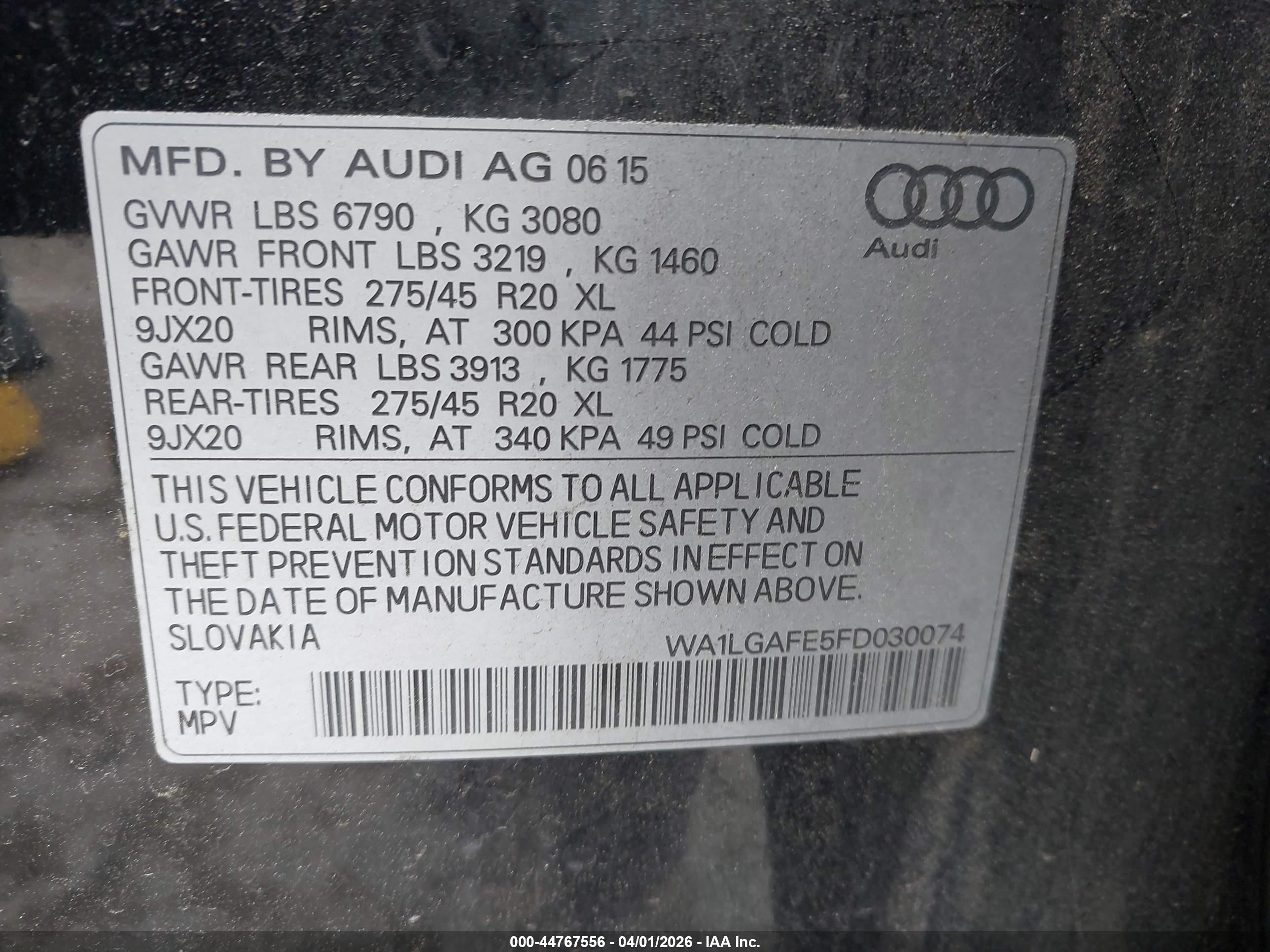 AUDI Q7 image 9