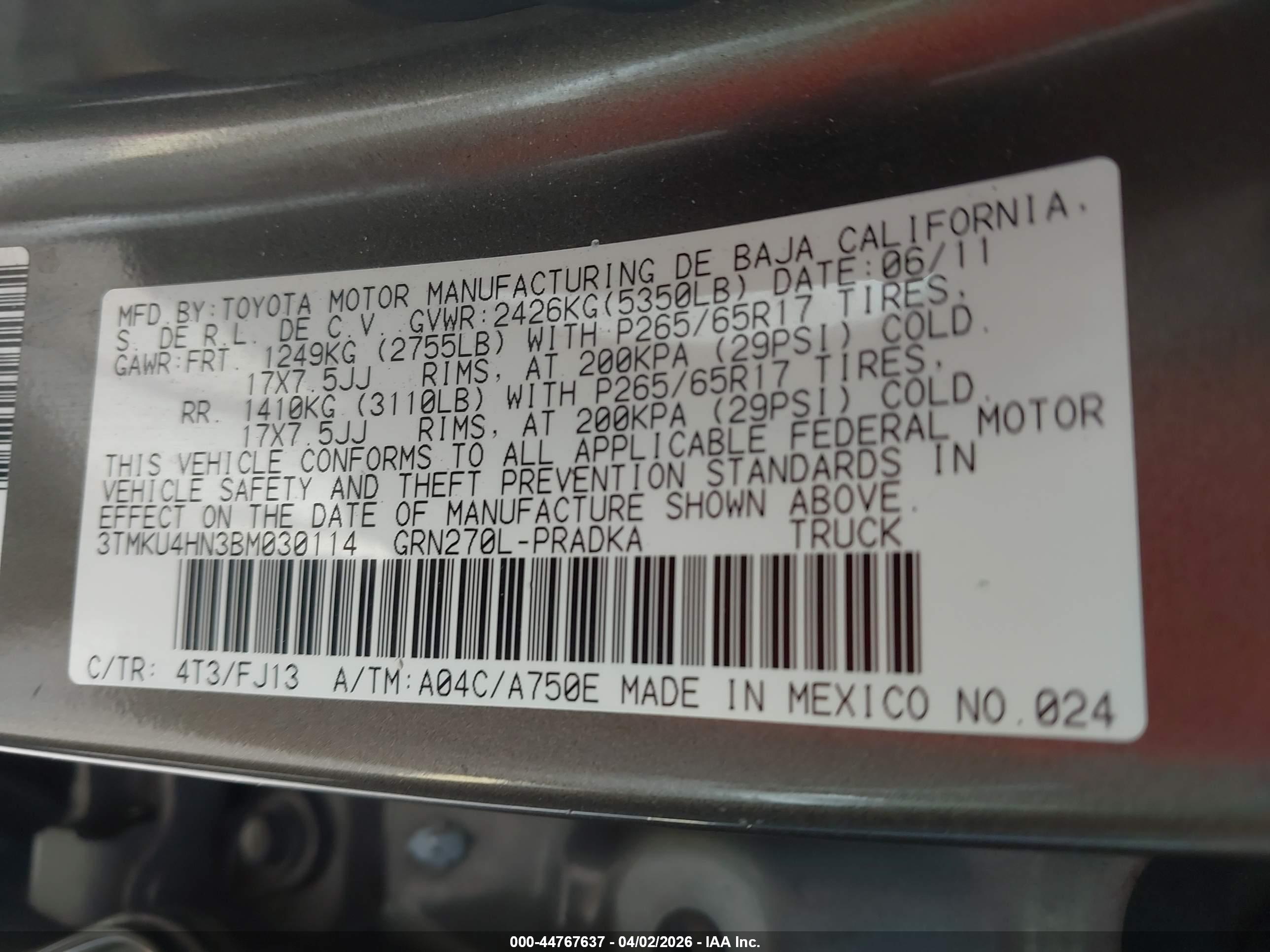 TOYOTA TACOMA image 9