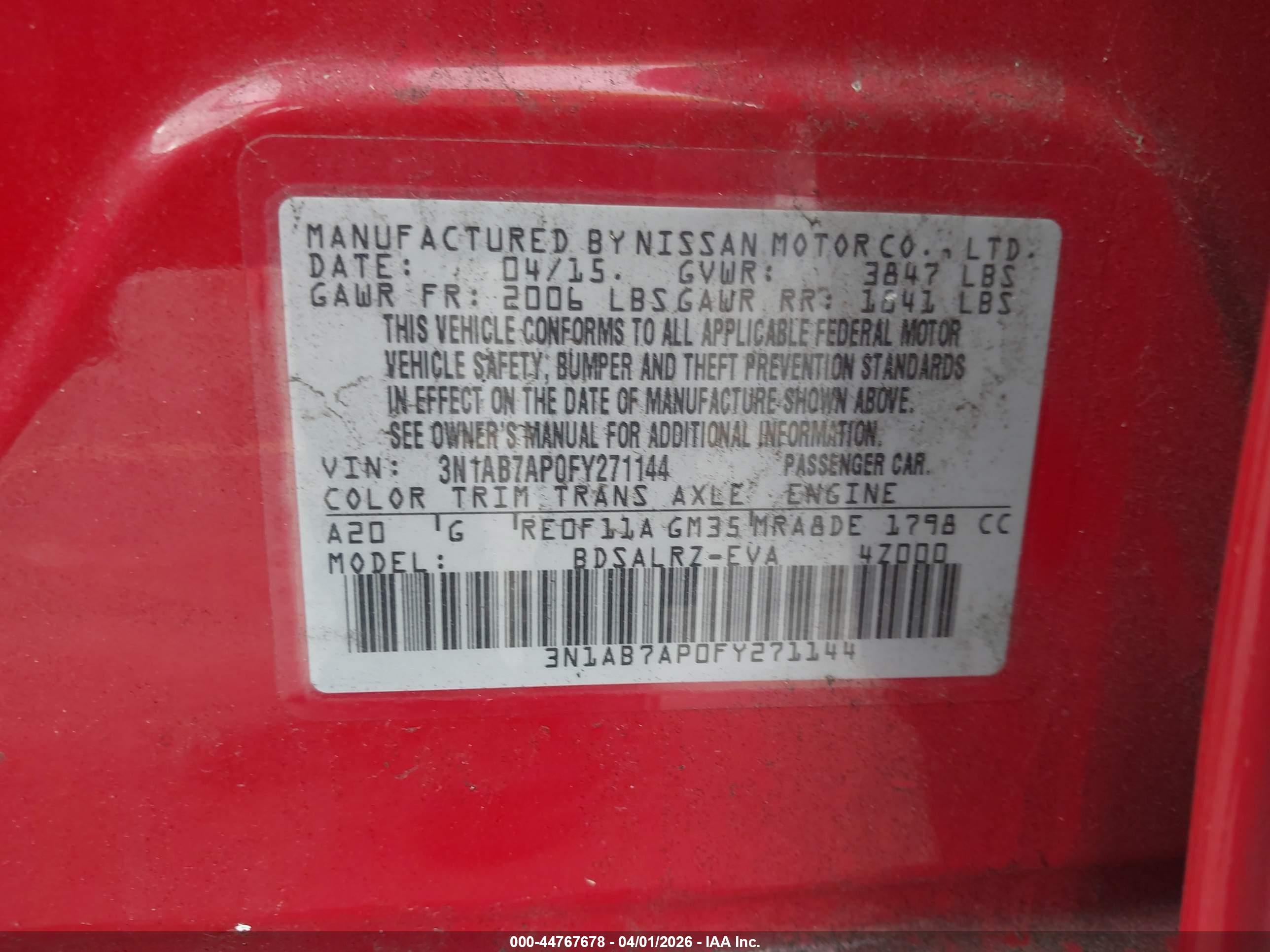 NISSAN SENTRA image 9