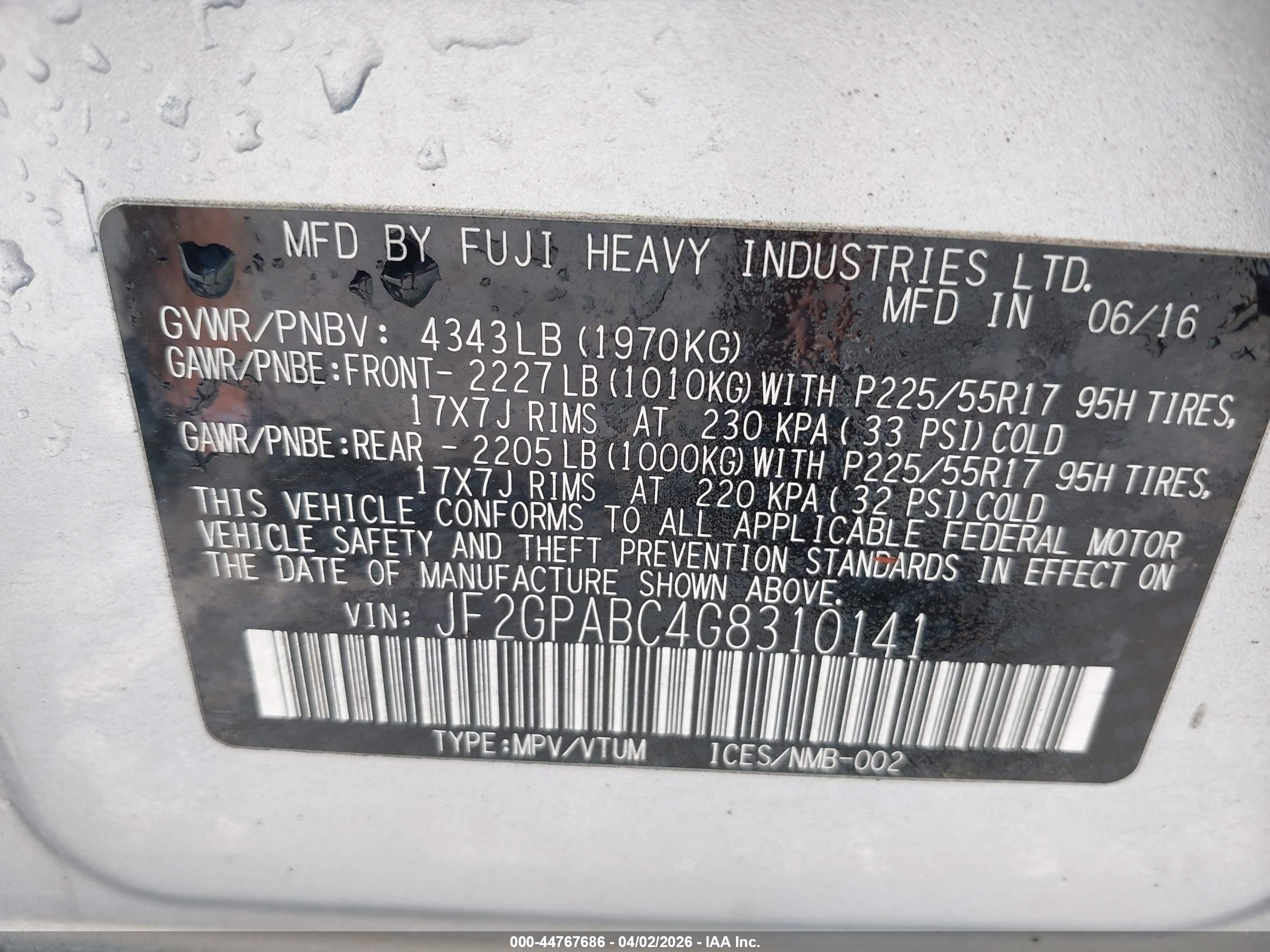 SUBARU CROSSTREK image 9