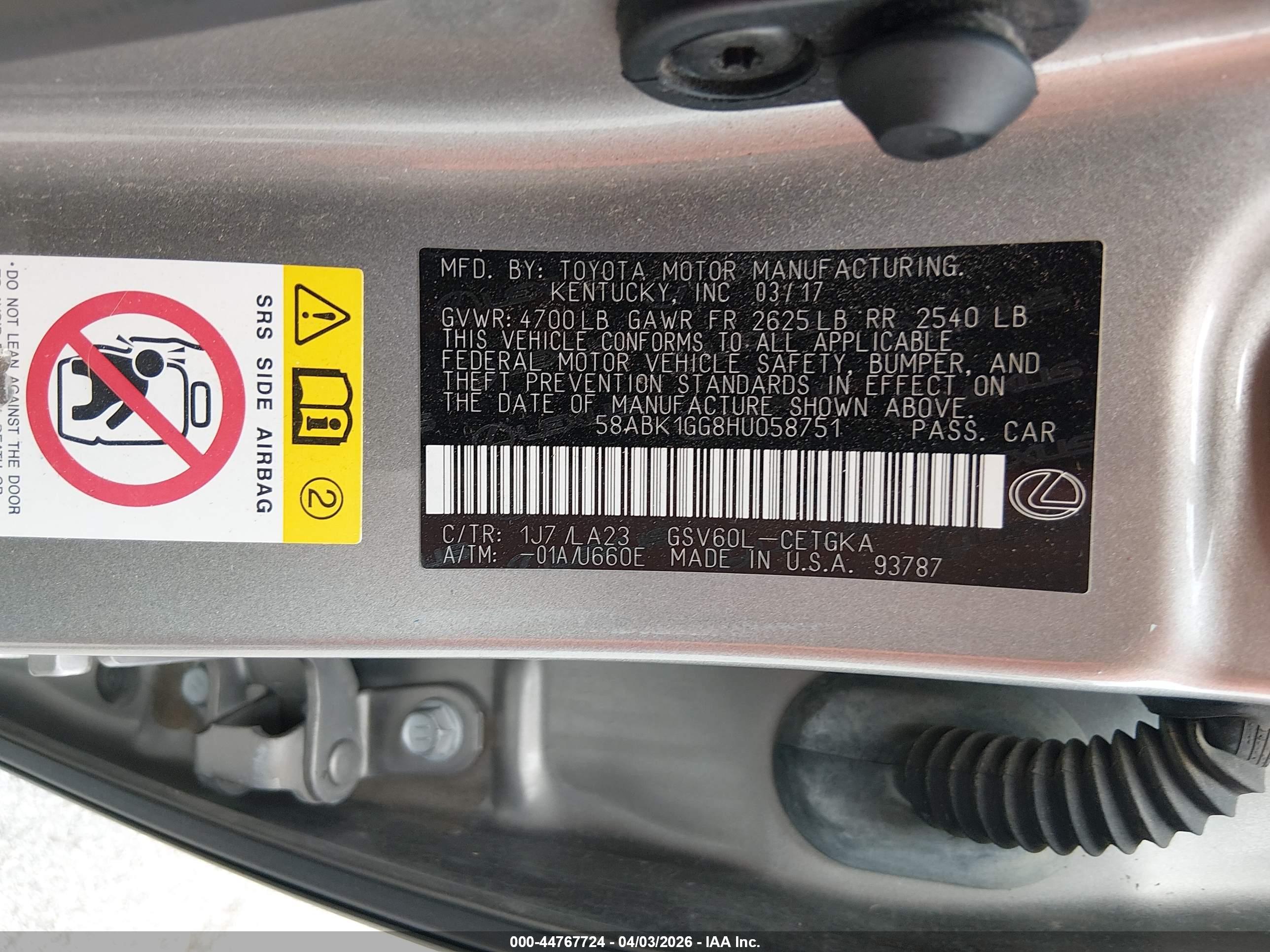 LEXUS ES image 9
