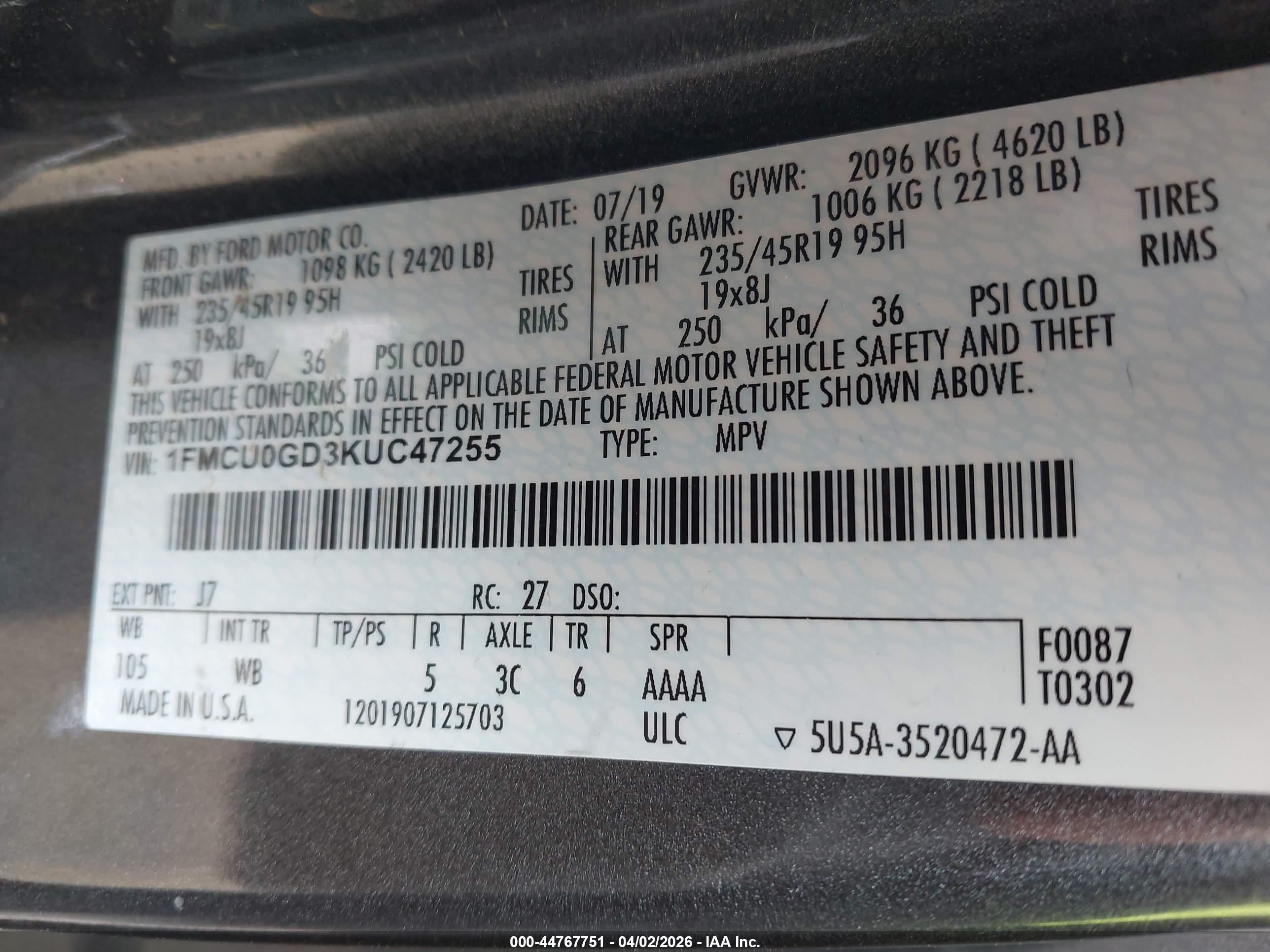 FORD ESCAPE image 9
