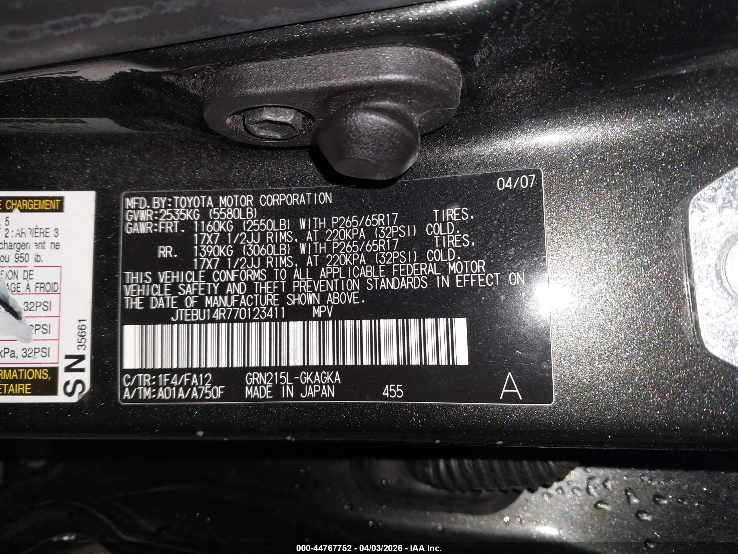 TOYOTA 4RUNNER image 9