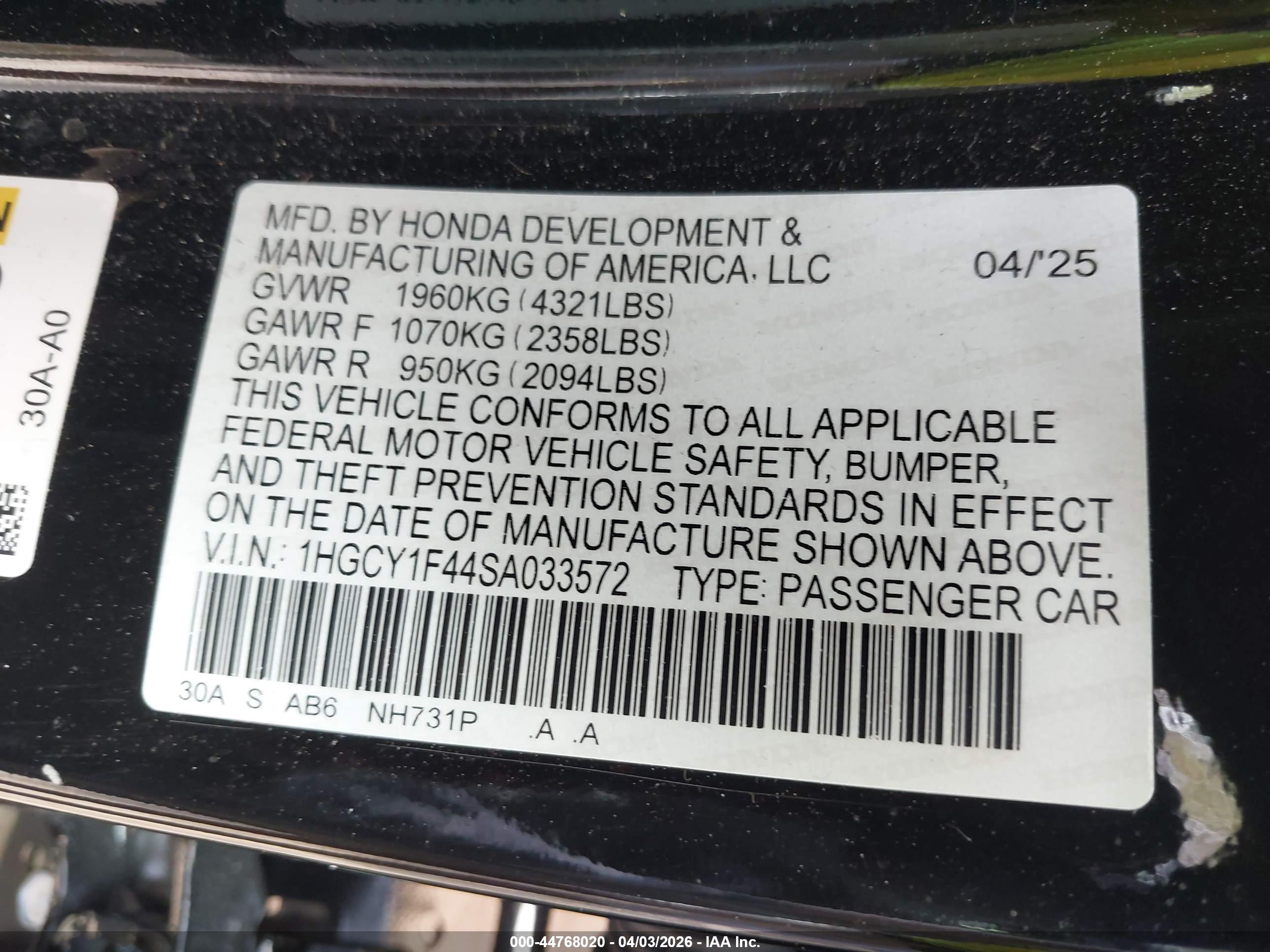 HONDA ACCORD image 9