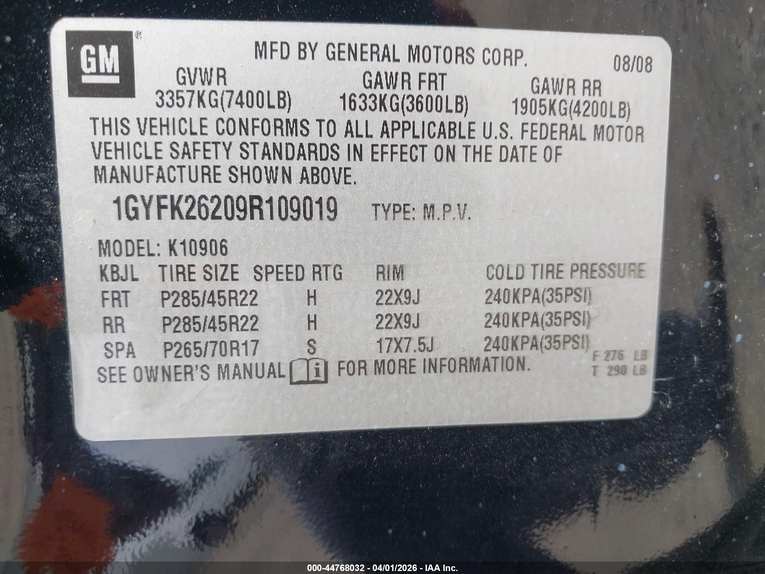 CADILLAC ESCALADE image 9