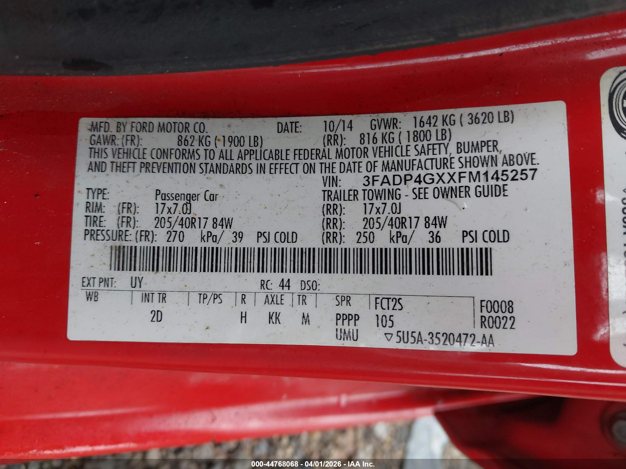 FORD FIESTA image 9