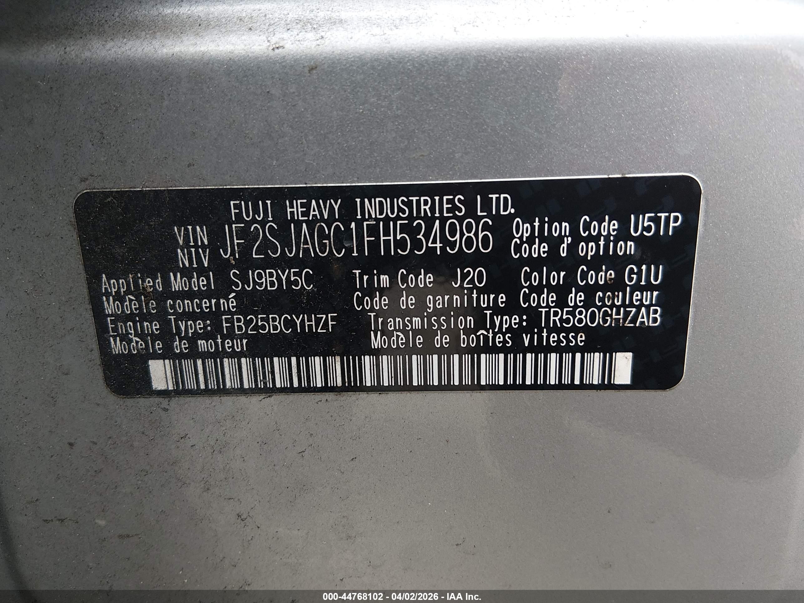 SUBARU FORESTER image 9
