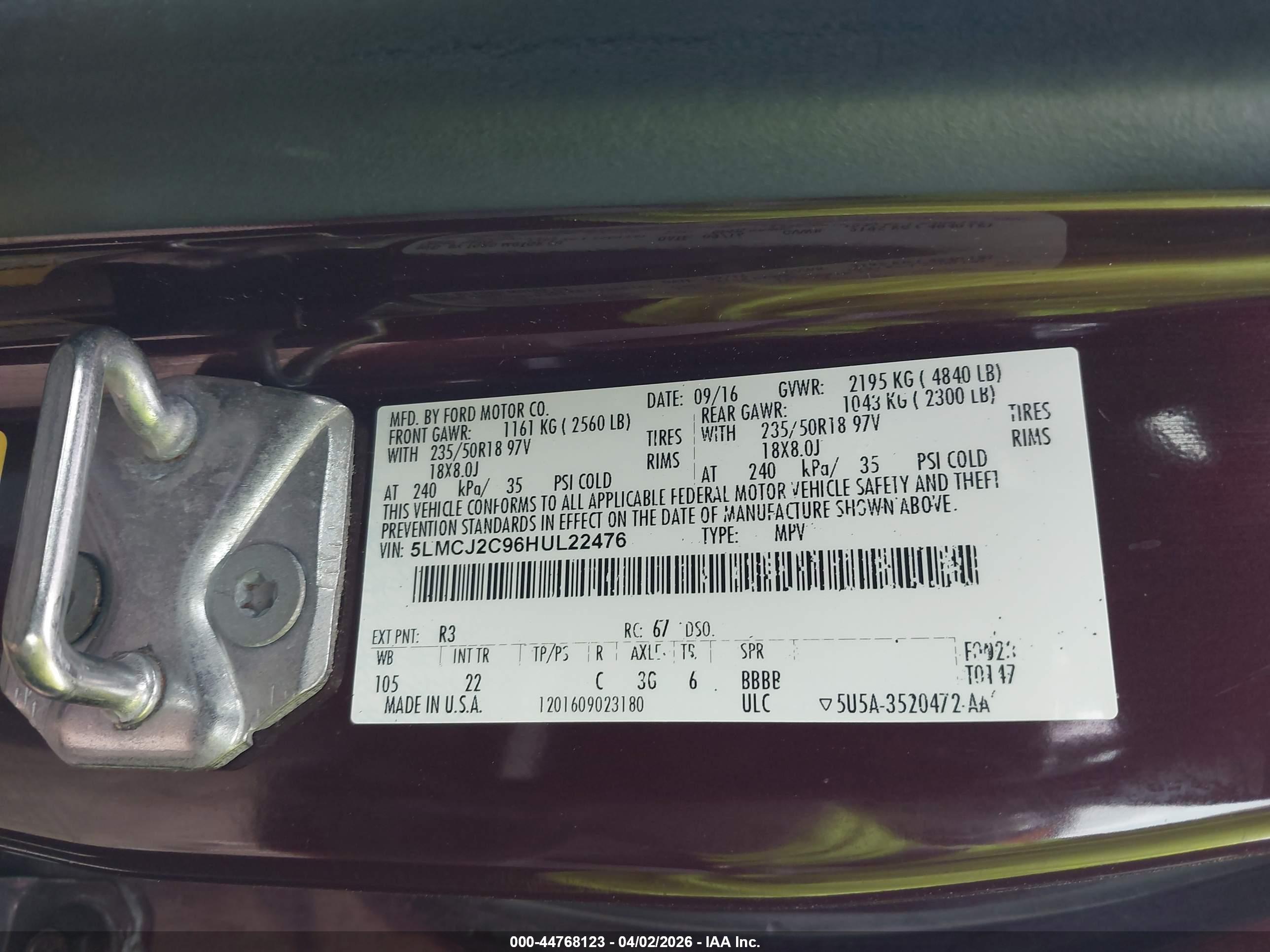 LINCOLN MKC image 9