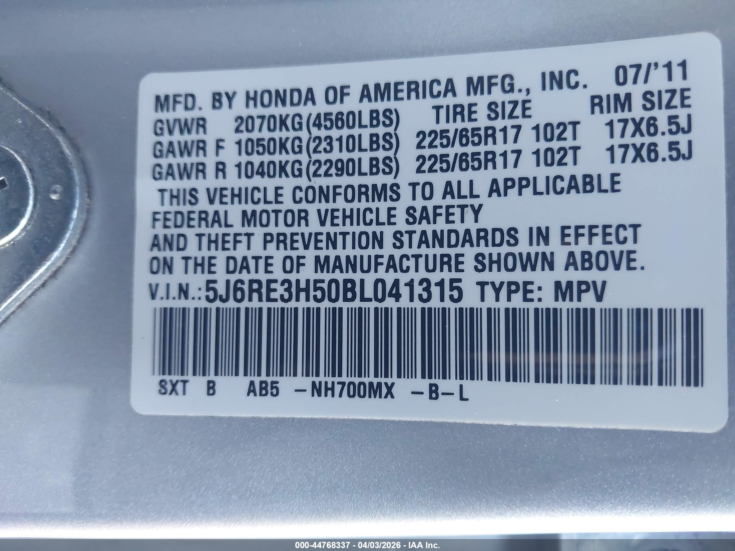 HONDA CR-V image 9
