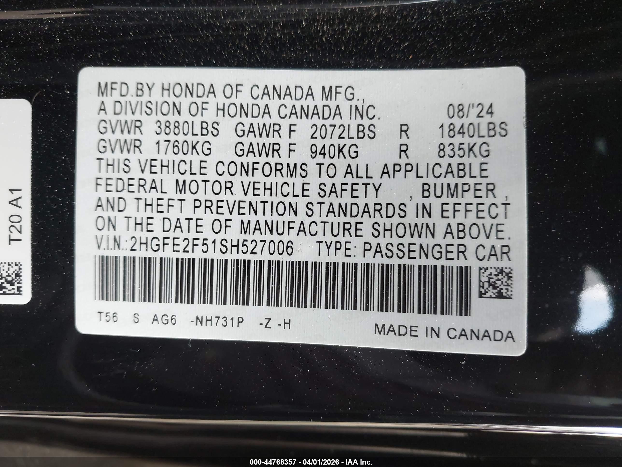 HONDA CIVIC image 9