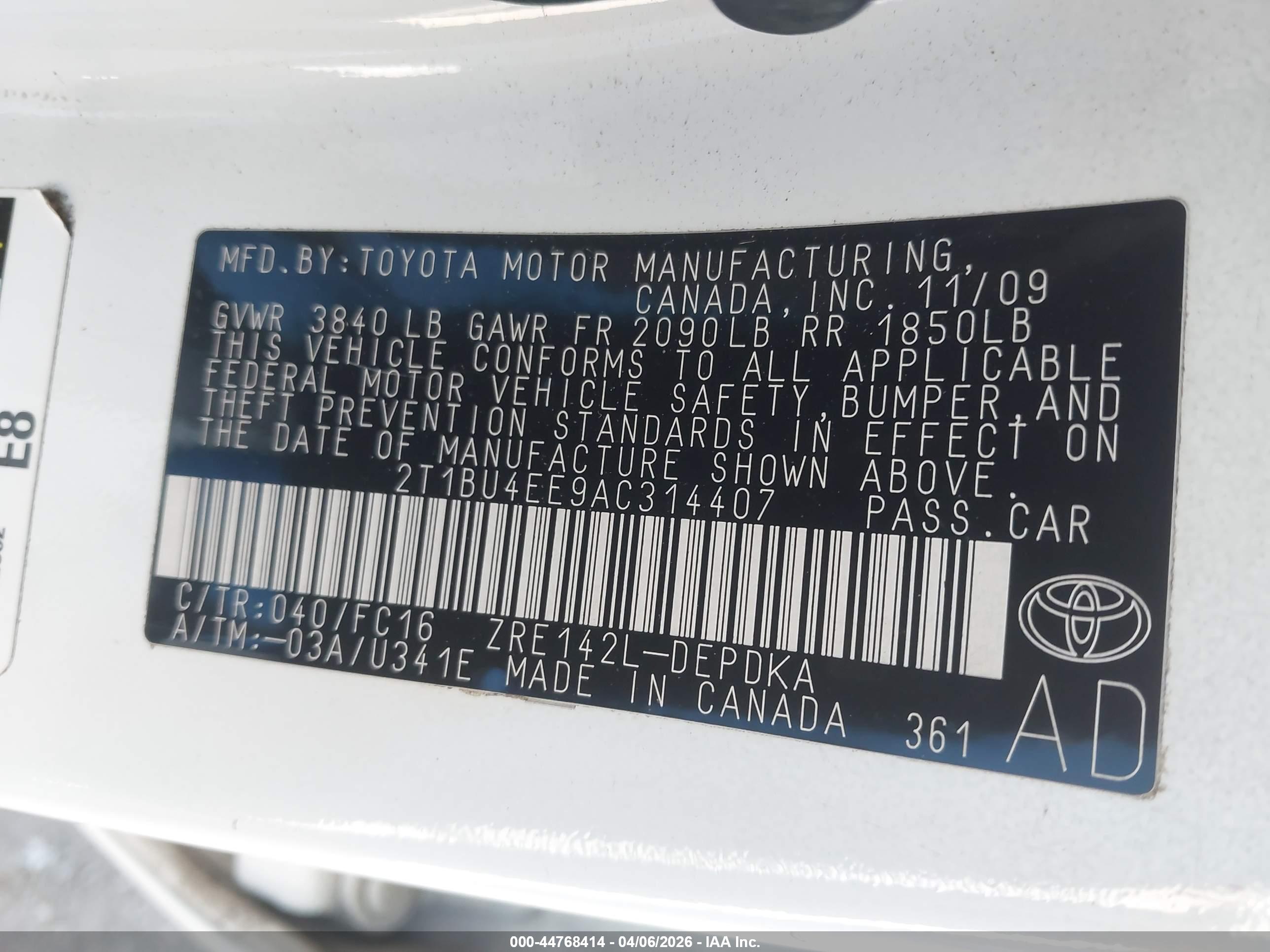TOYOTA COROLLA image 9