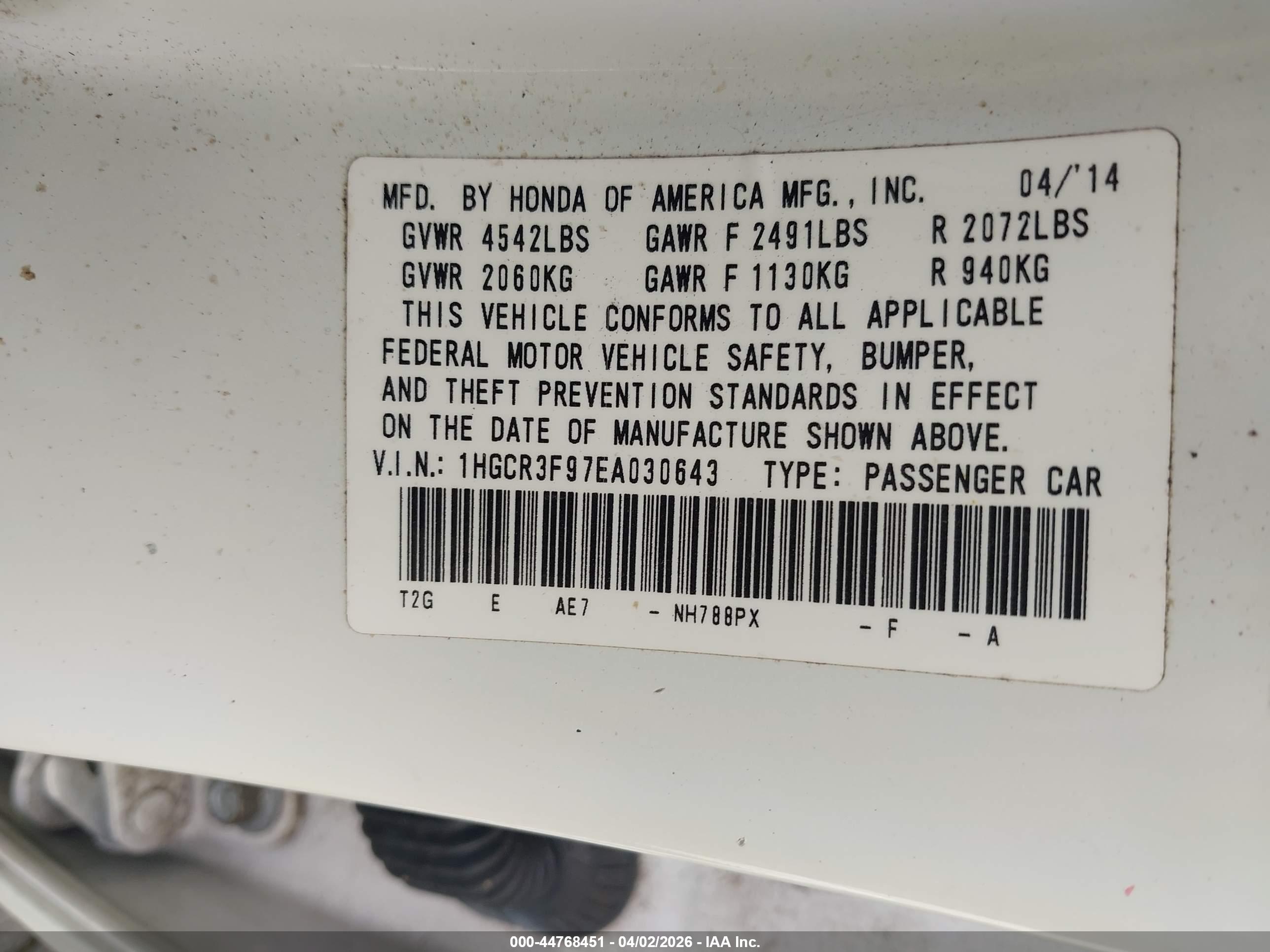 HONDA ACCORD image 9