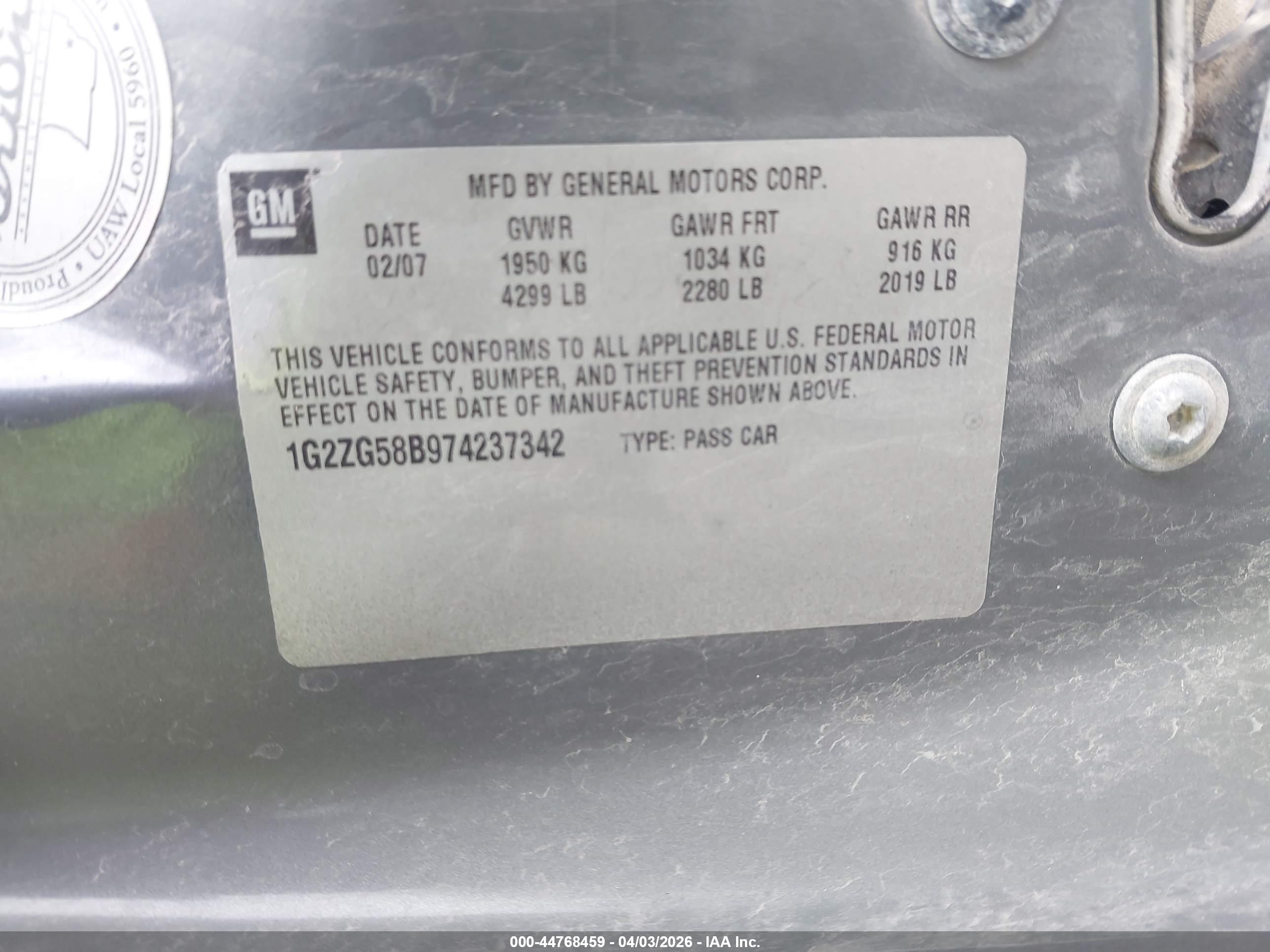 PONTIAC G6 image 9