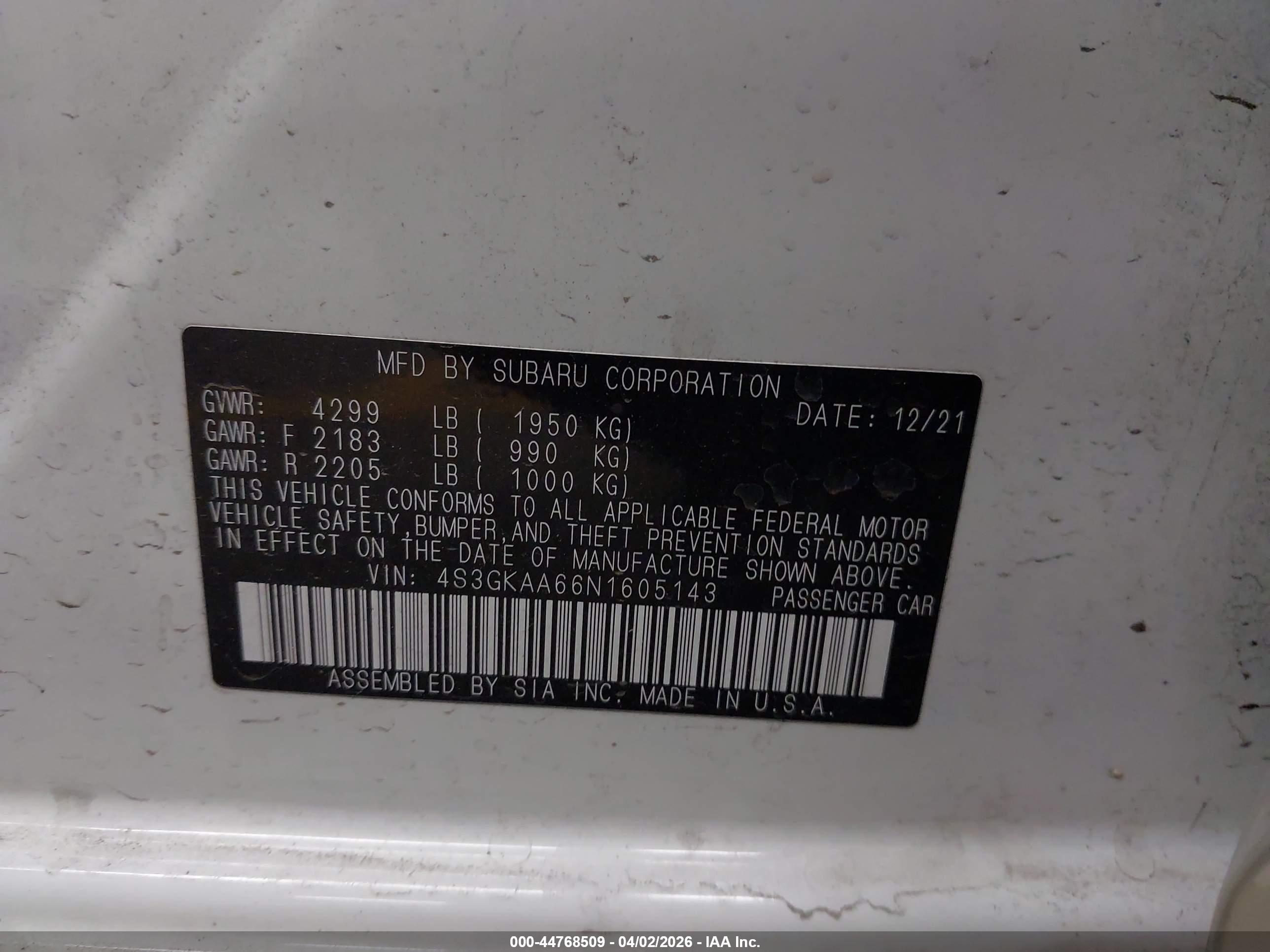 SUBARU IMPREZA image 9