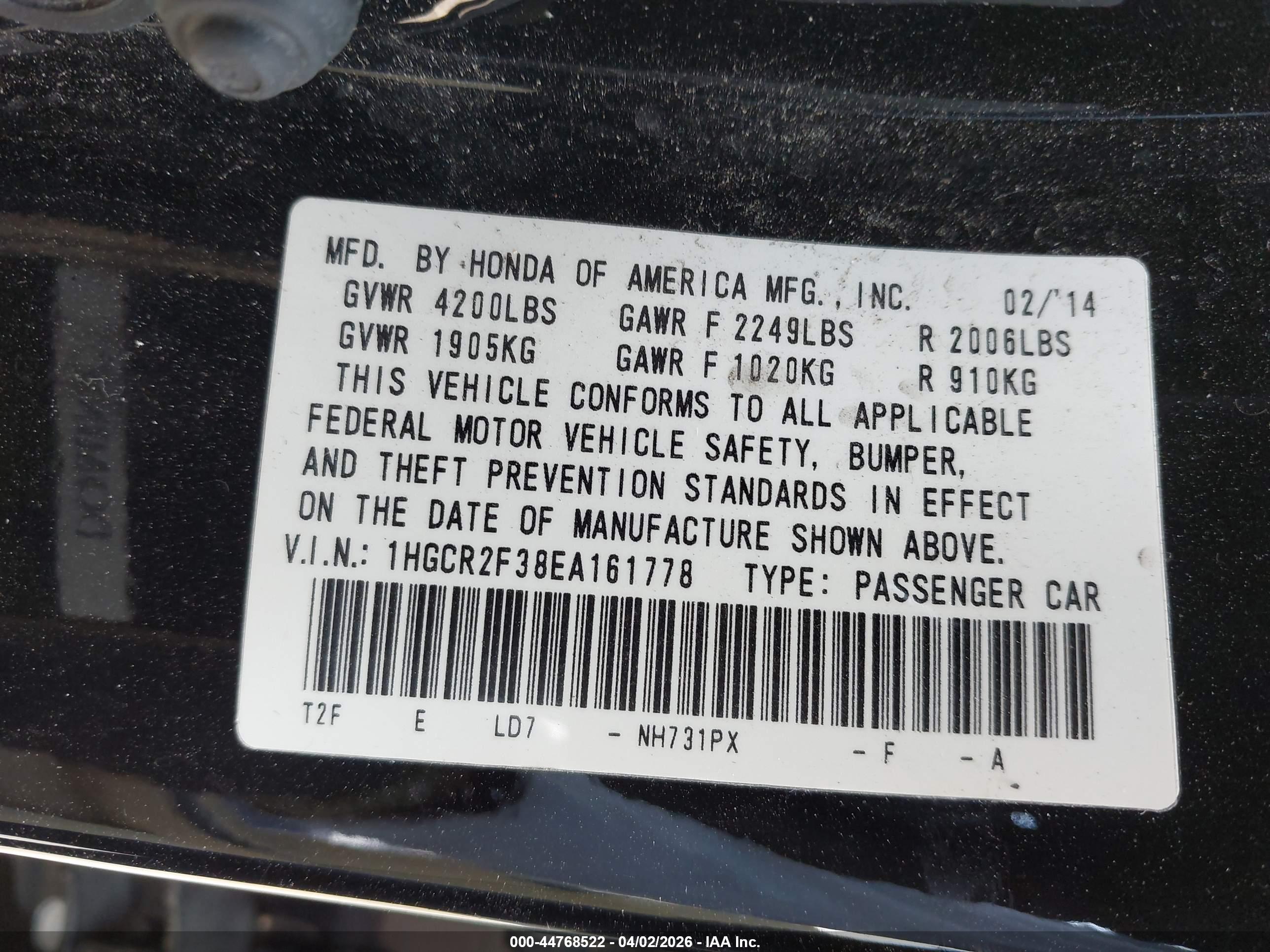 HONDA ACCORD image 9