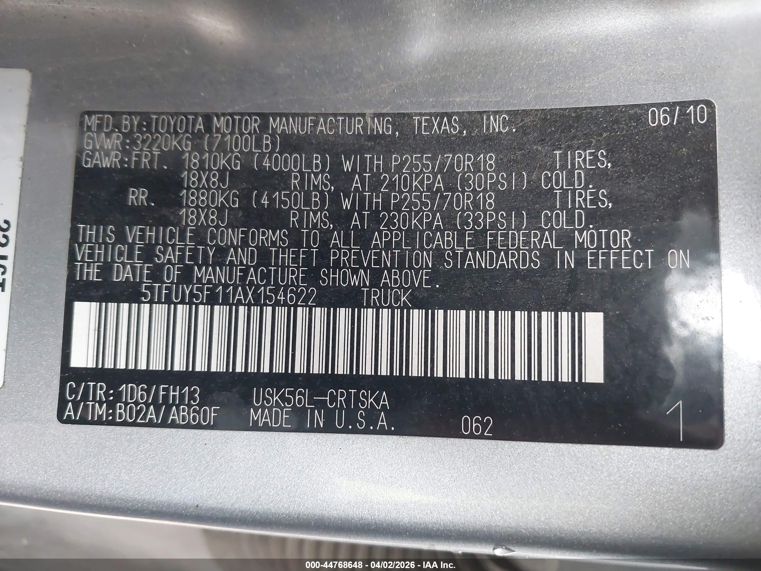 TOYOTA TUNDRA image 9