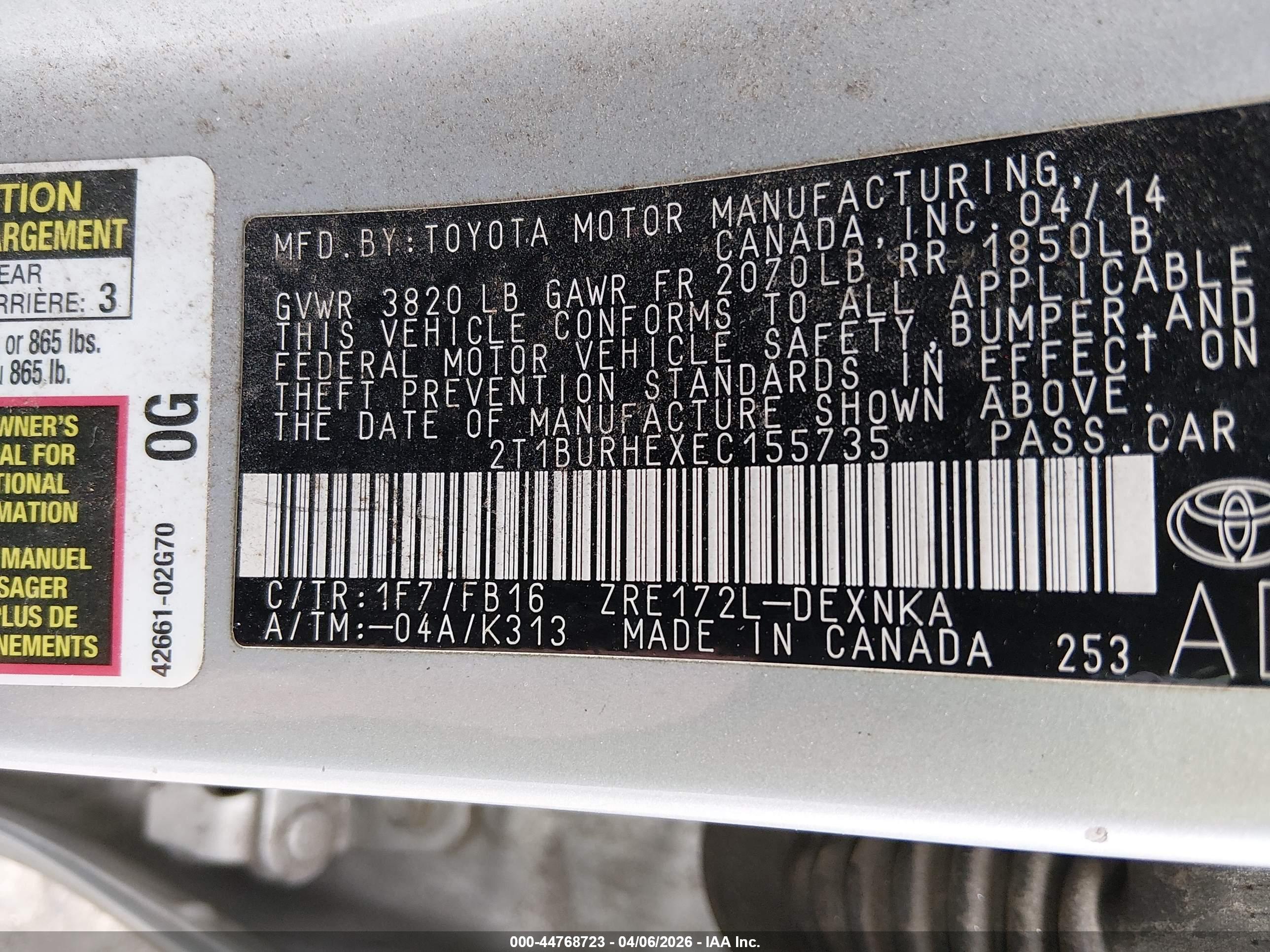 TOYOTA COROLLA image 9