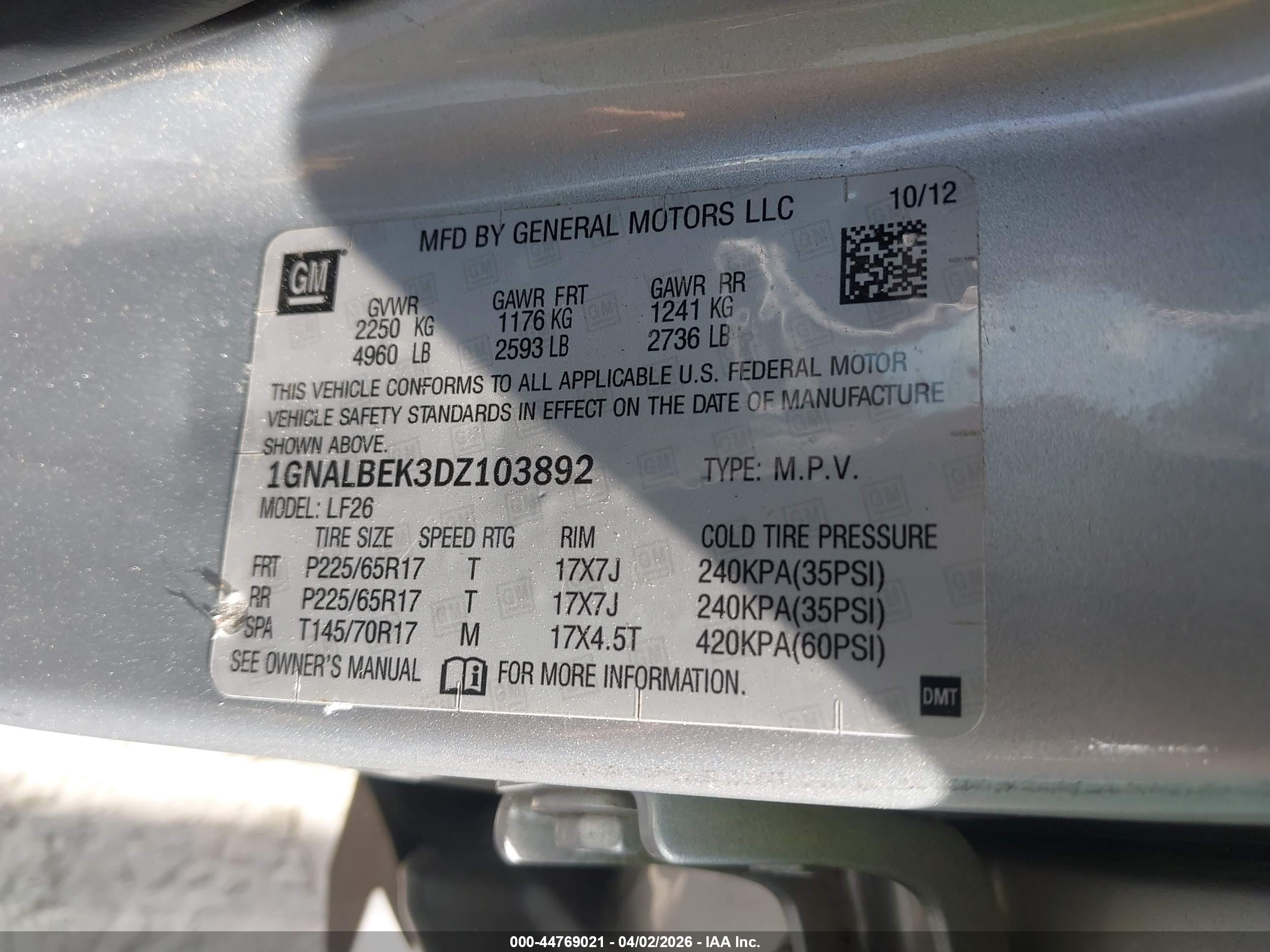 CHEVROLET EQUINOX image 9