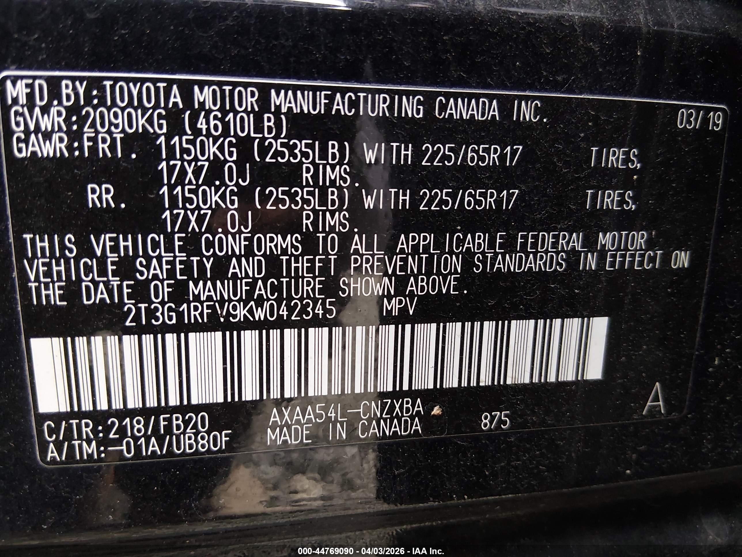 TOYOTA RAV4 image 9