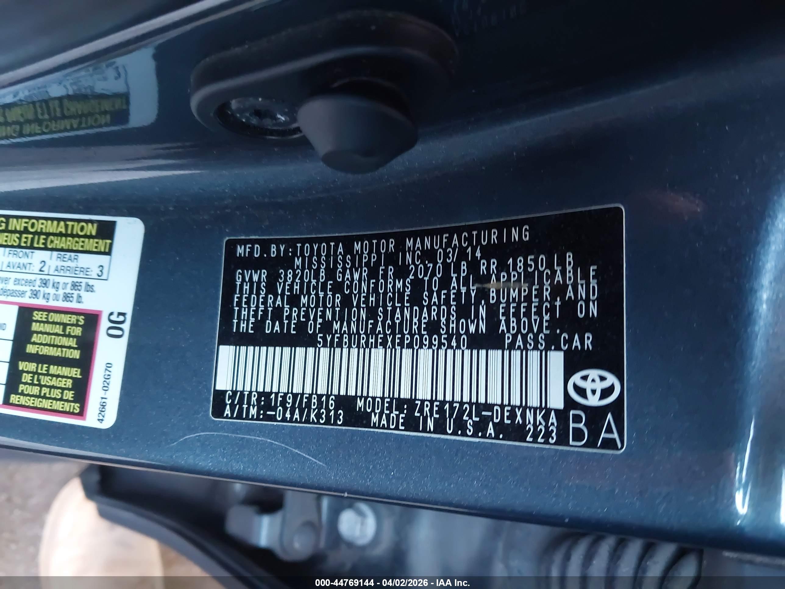 TOYOTA COROLLA image 9