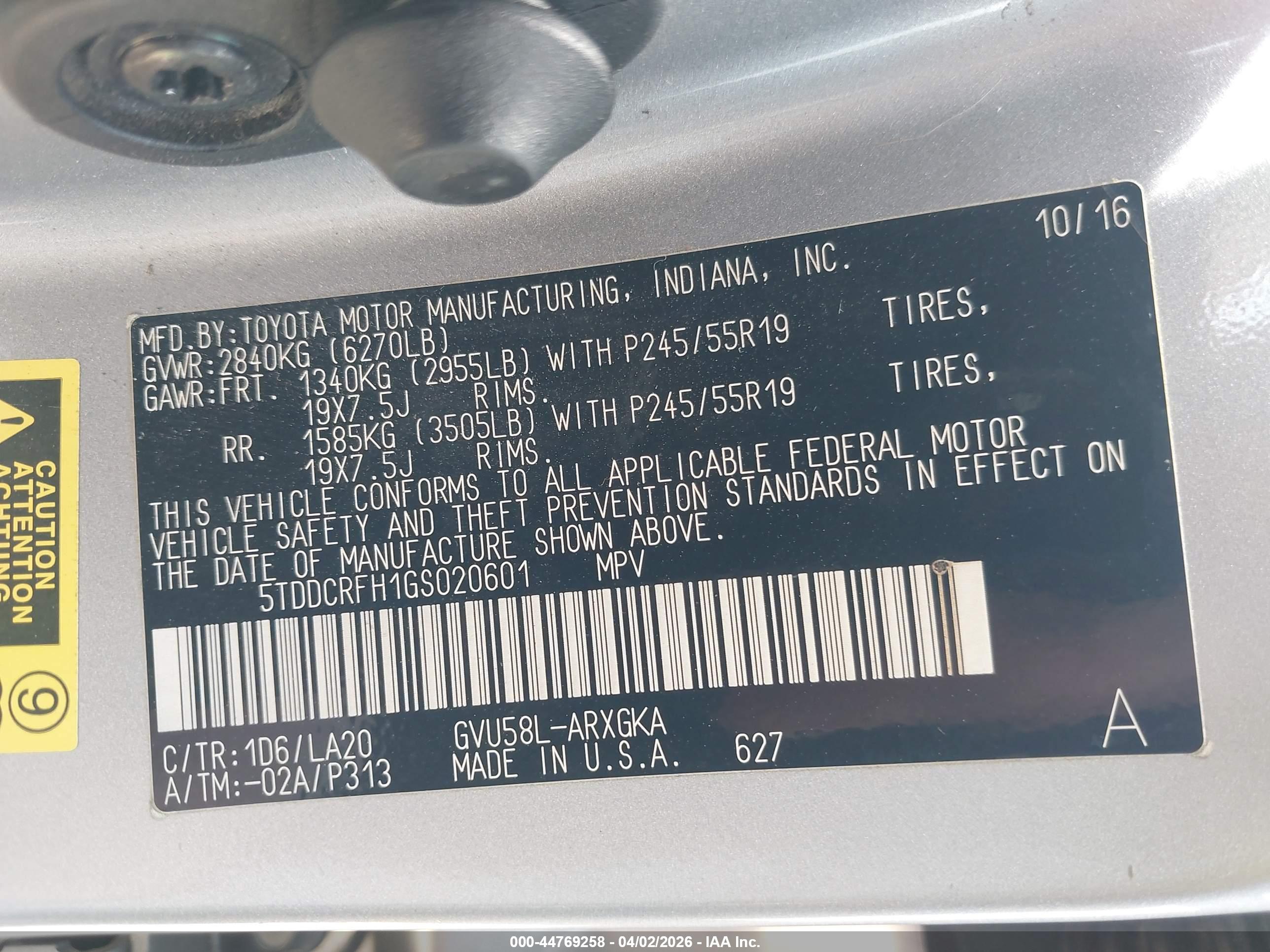 TOYOTA HIGHLANDER image 9