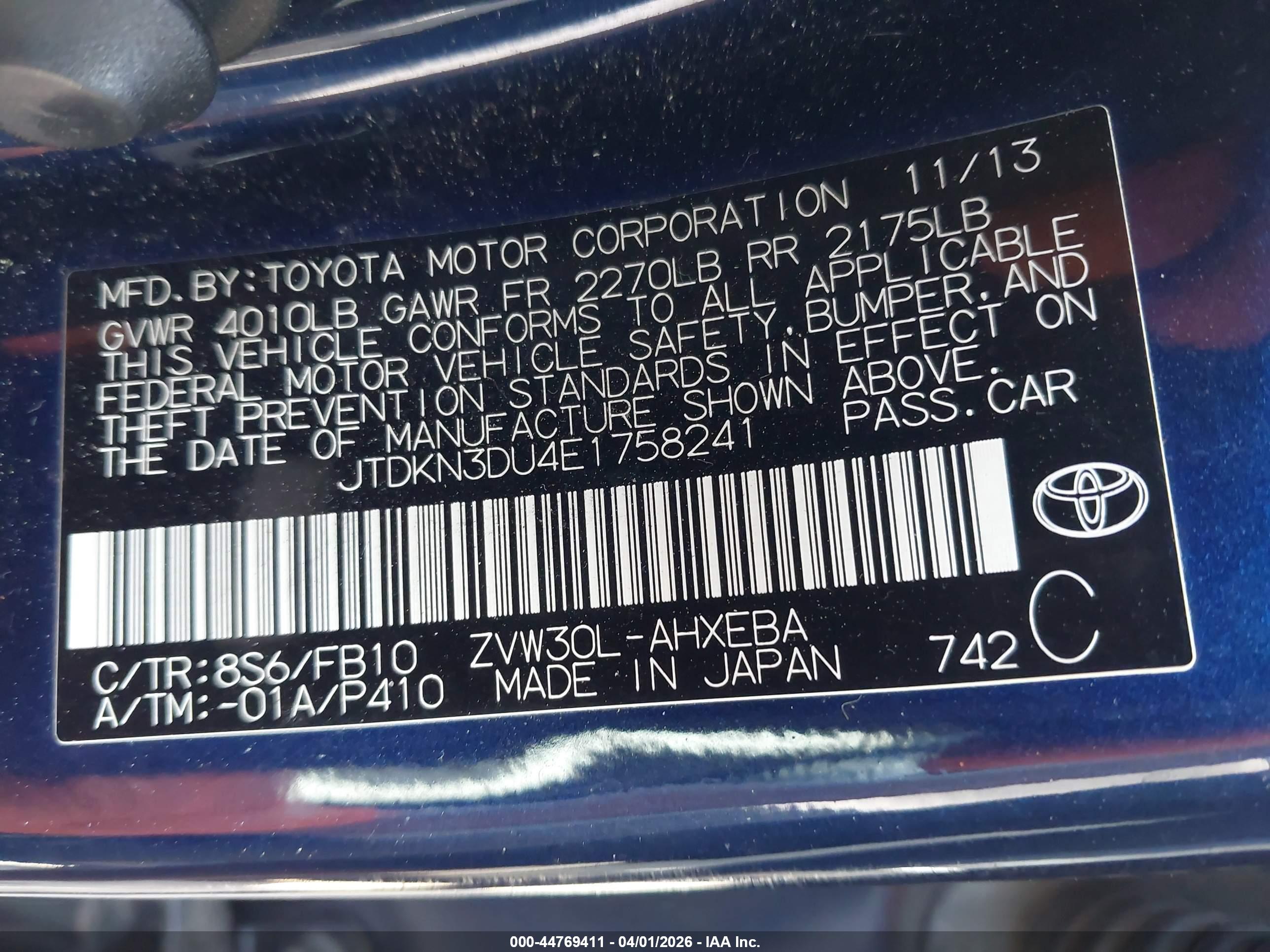 TOYOTA PRIUS image 9