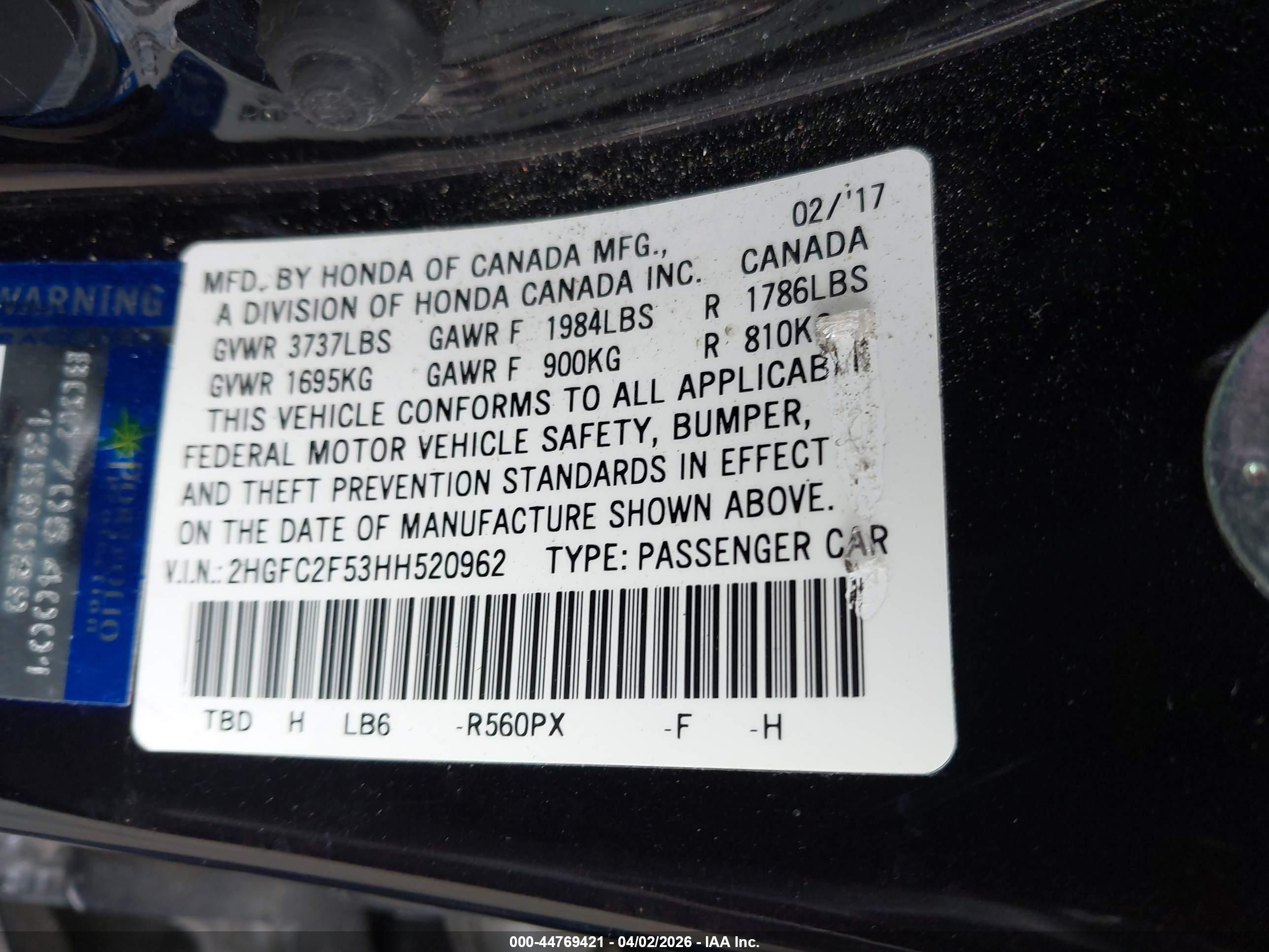 HONDA CIVIC image 9