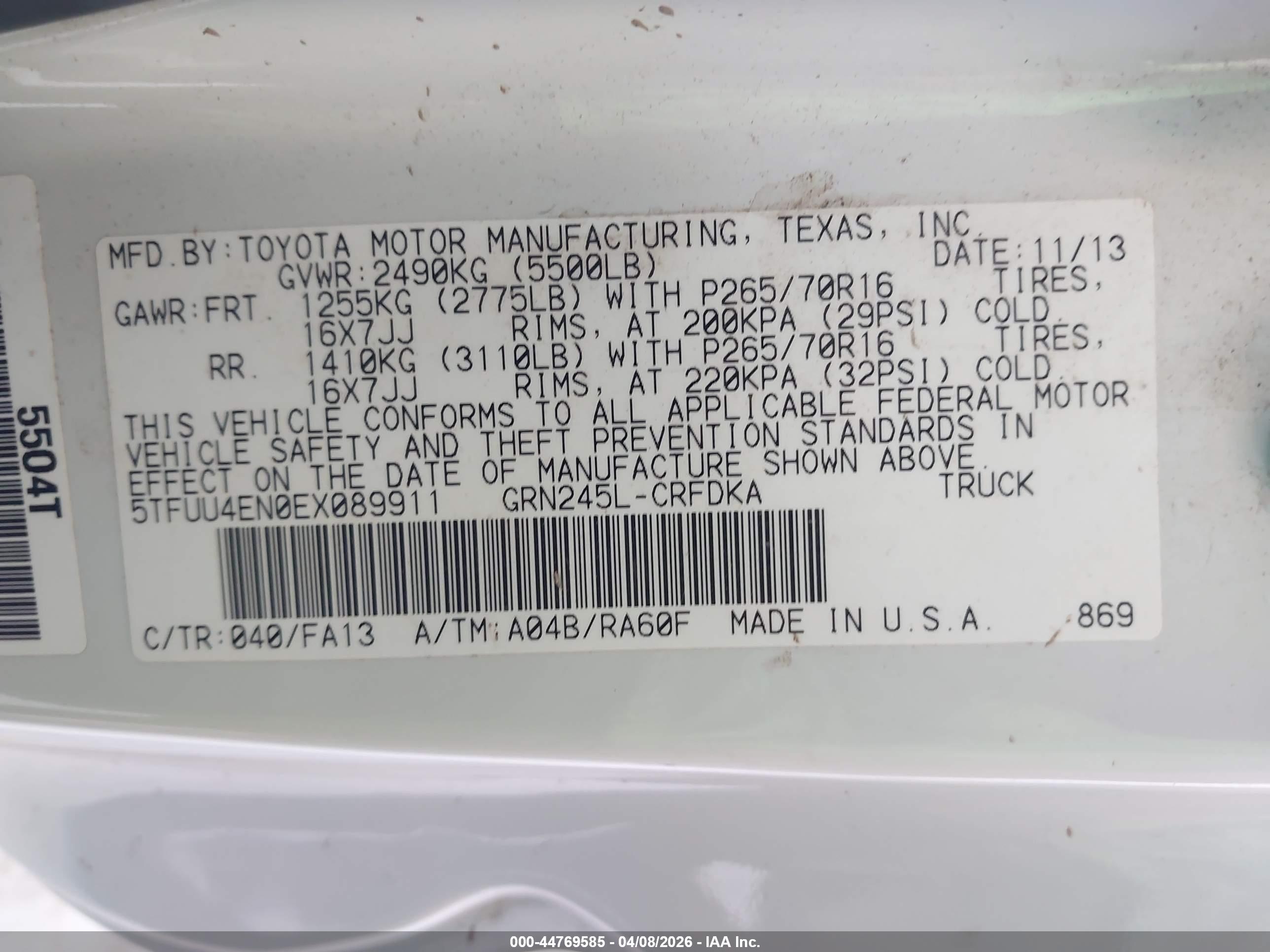 TOYOTA TACOMA image 9