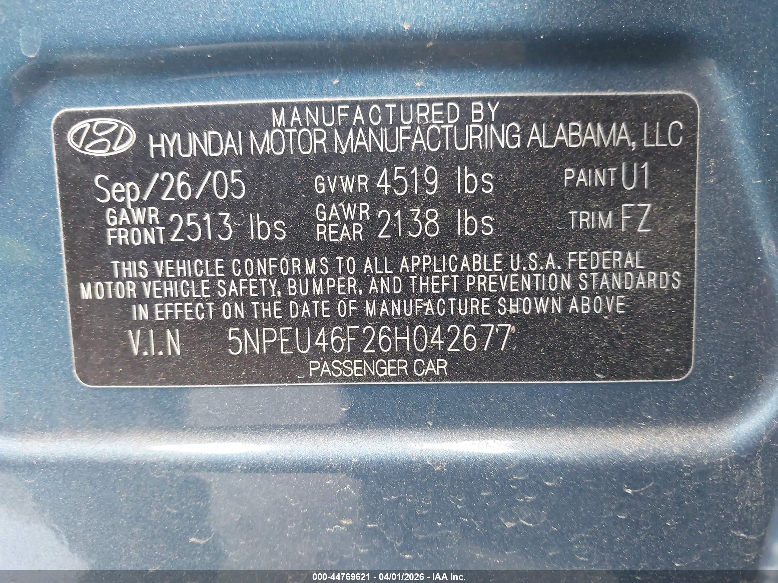 HYUNDAI SONATA image 9