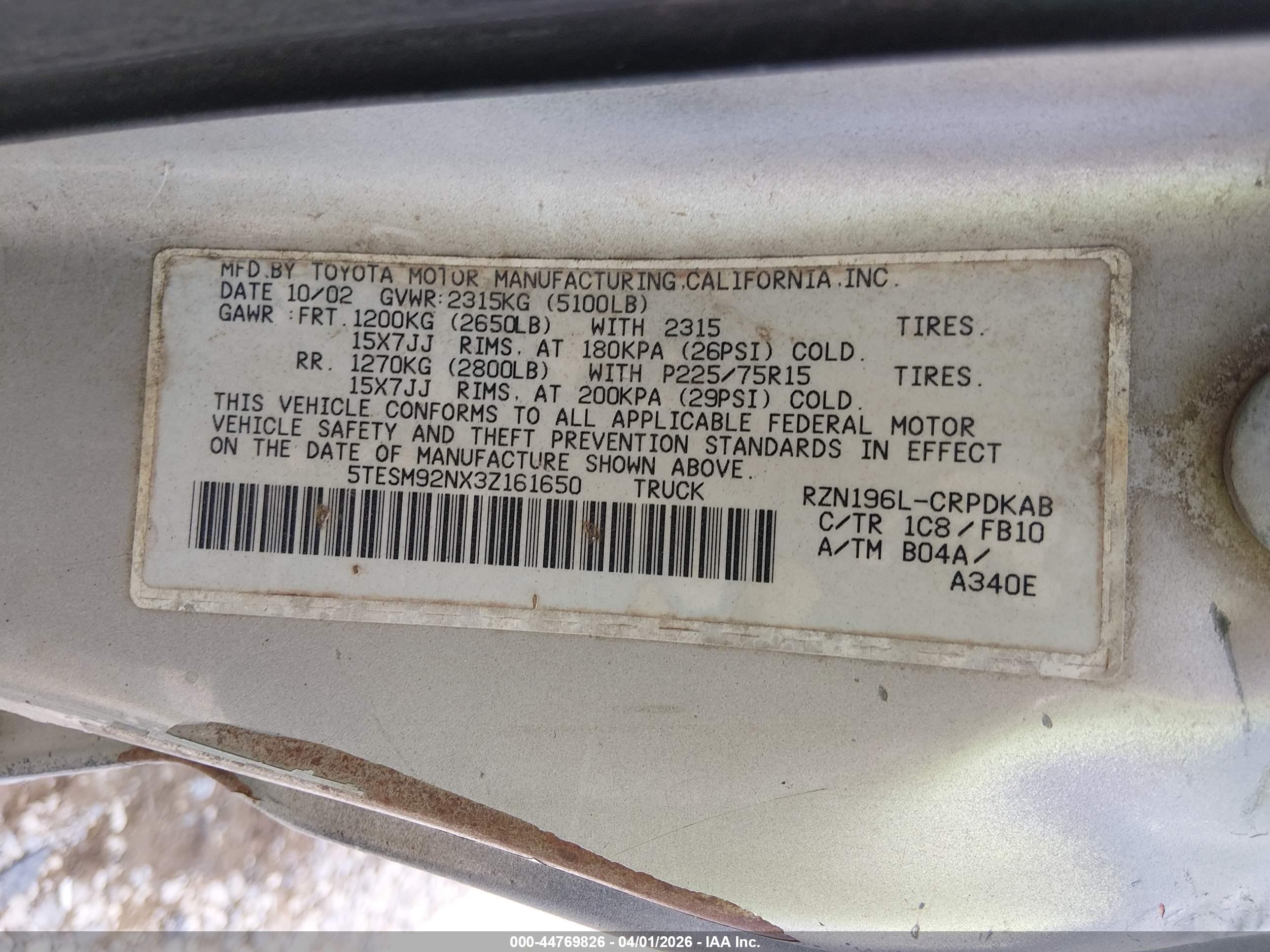 TOYOTA TACOMA image 9