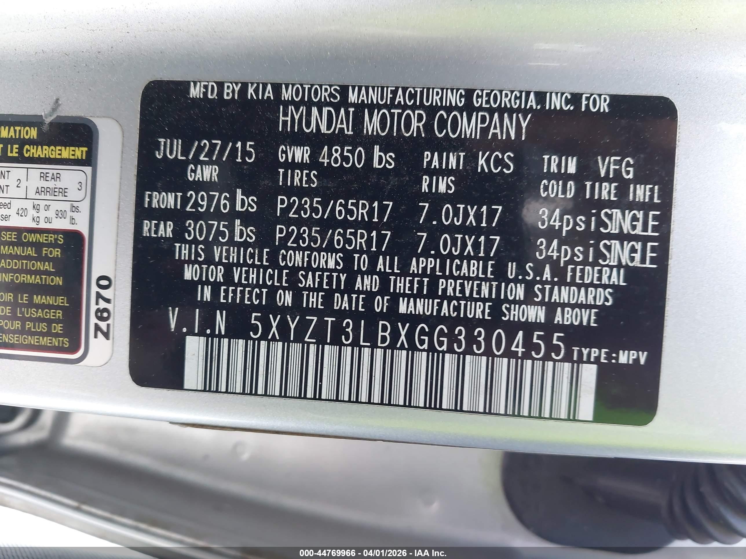 HYUNDAI SANTA image 9