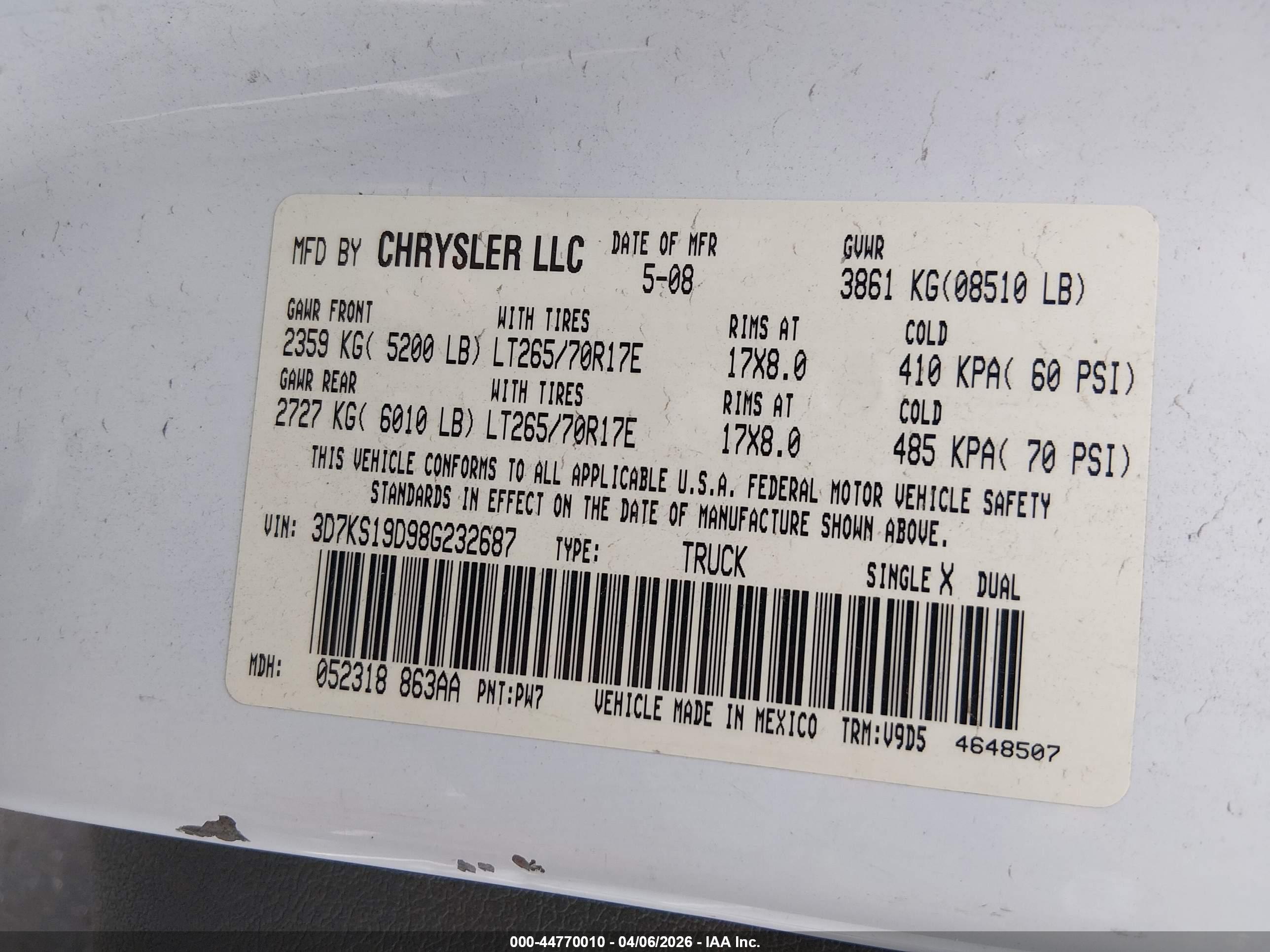 DODGE RAM image 9
