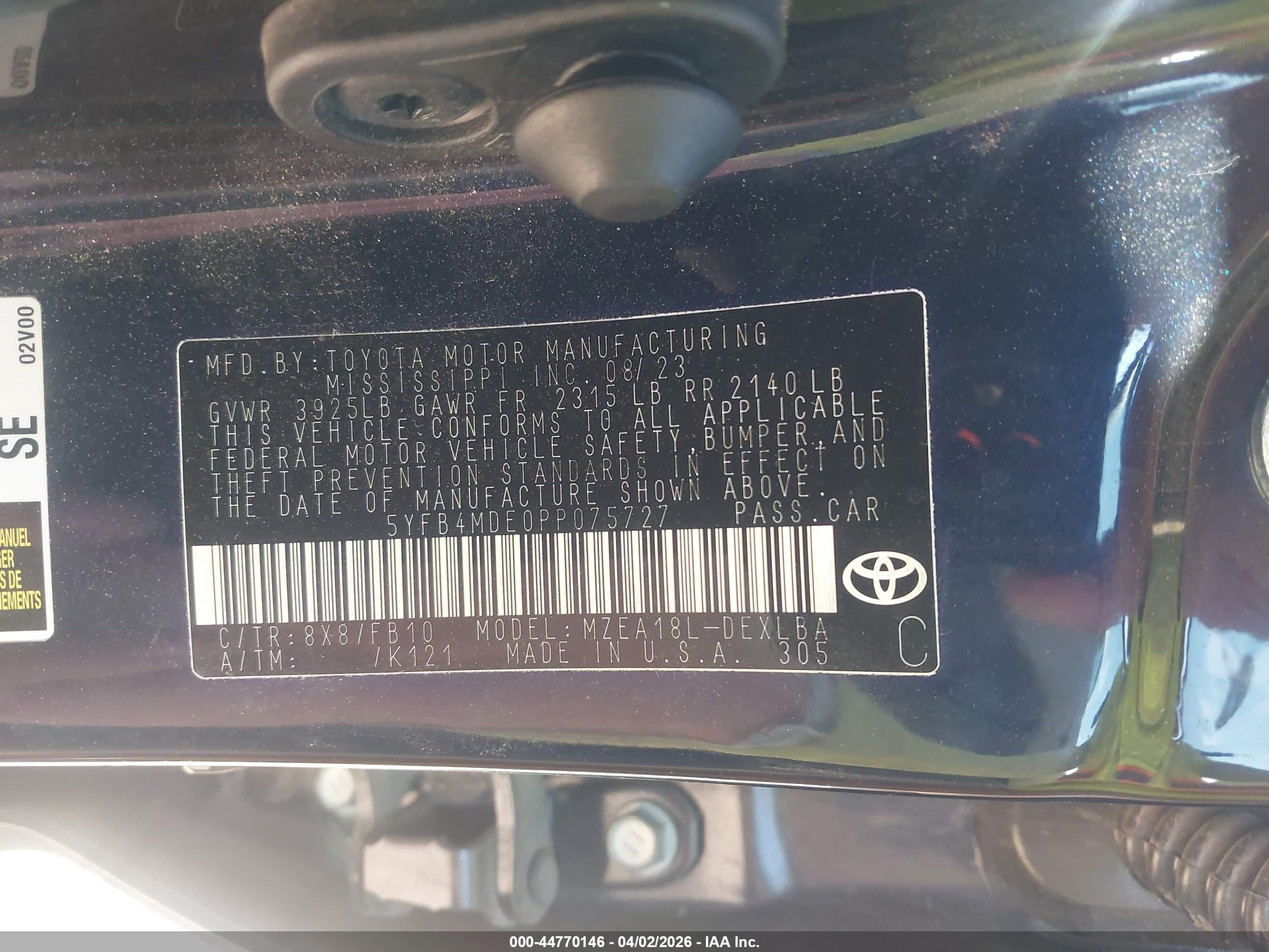 TOYOTA COROLLA image 9