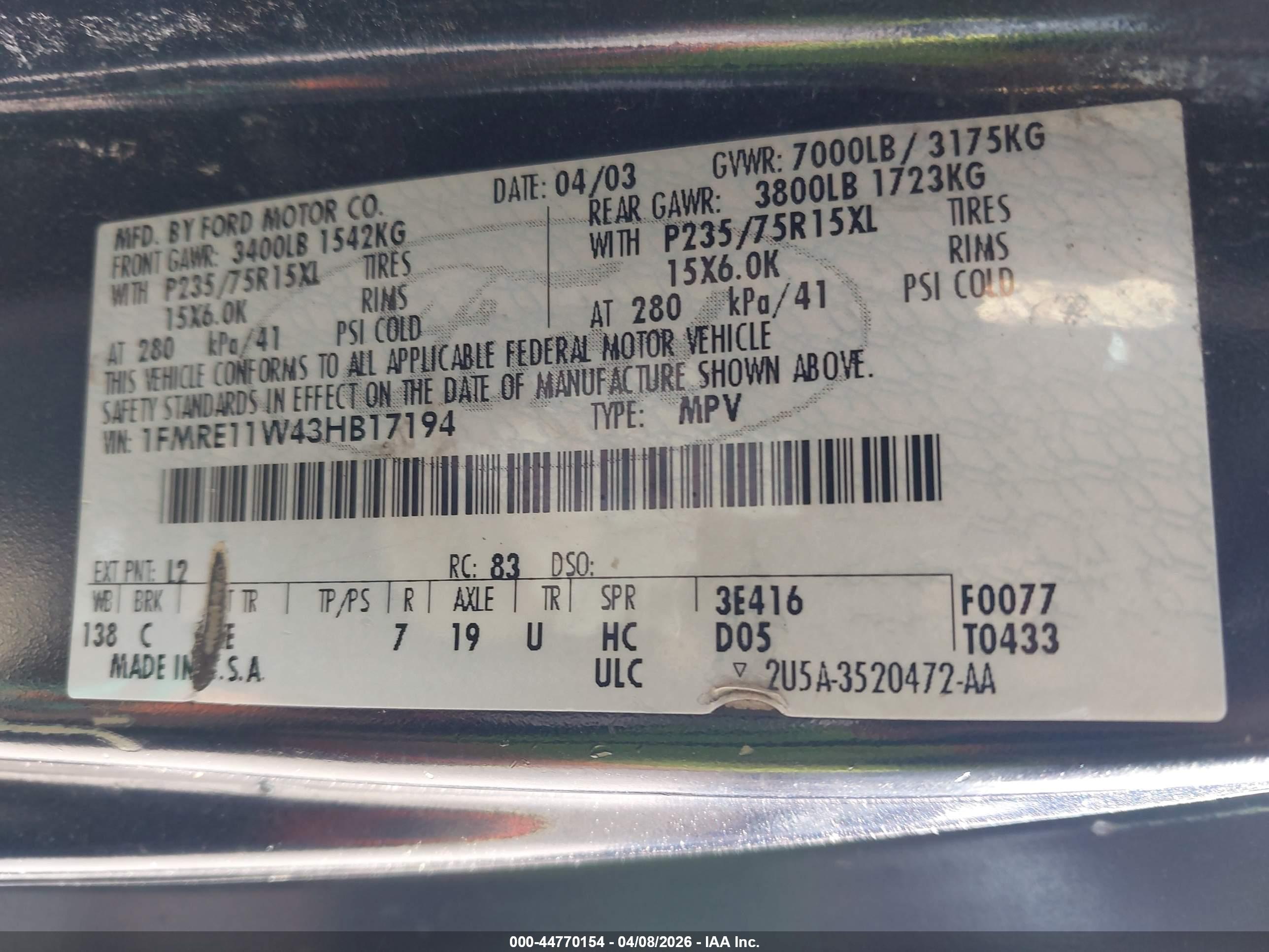 FORD E-150 image 9