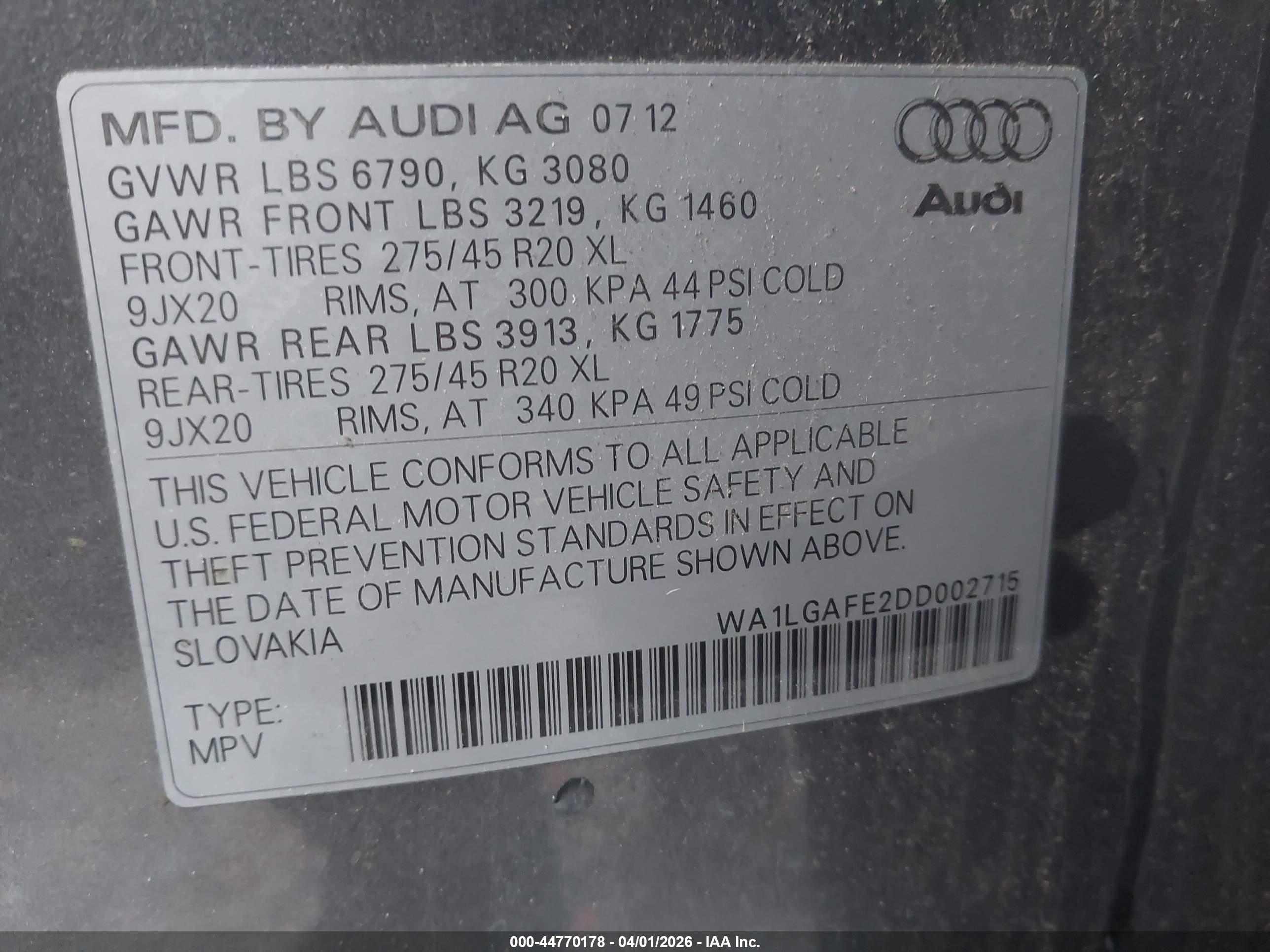 AUDI Q7 image 9