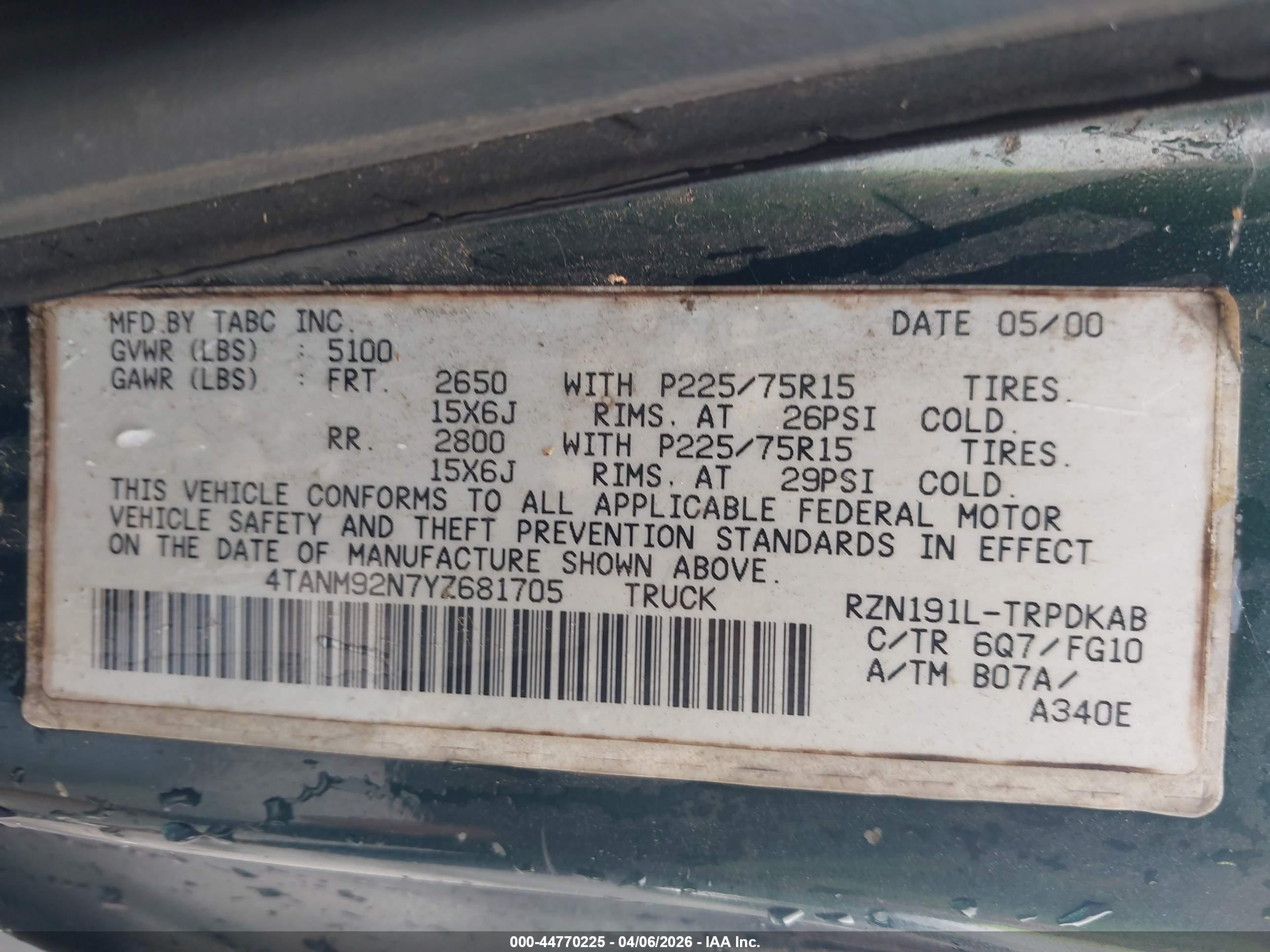 TOYOTA TACOMA image 9
